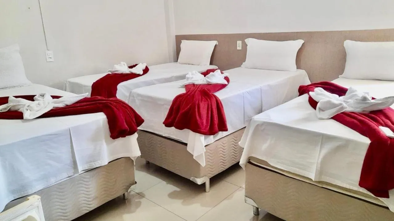 Bed in Hotel Arco Iris Palmas