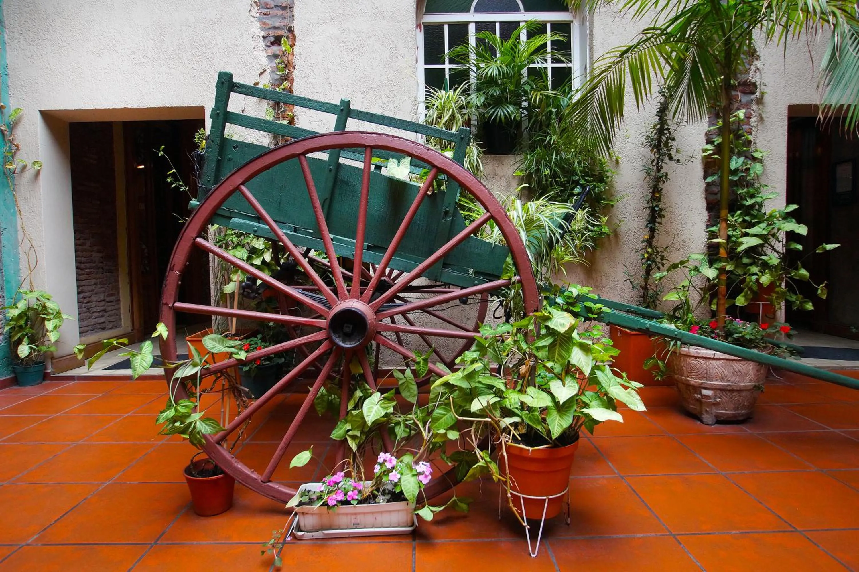 Patio in Hotel Parada