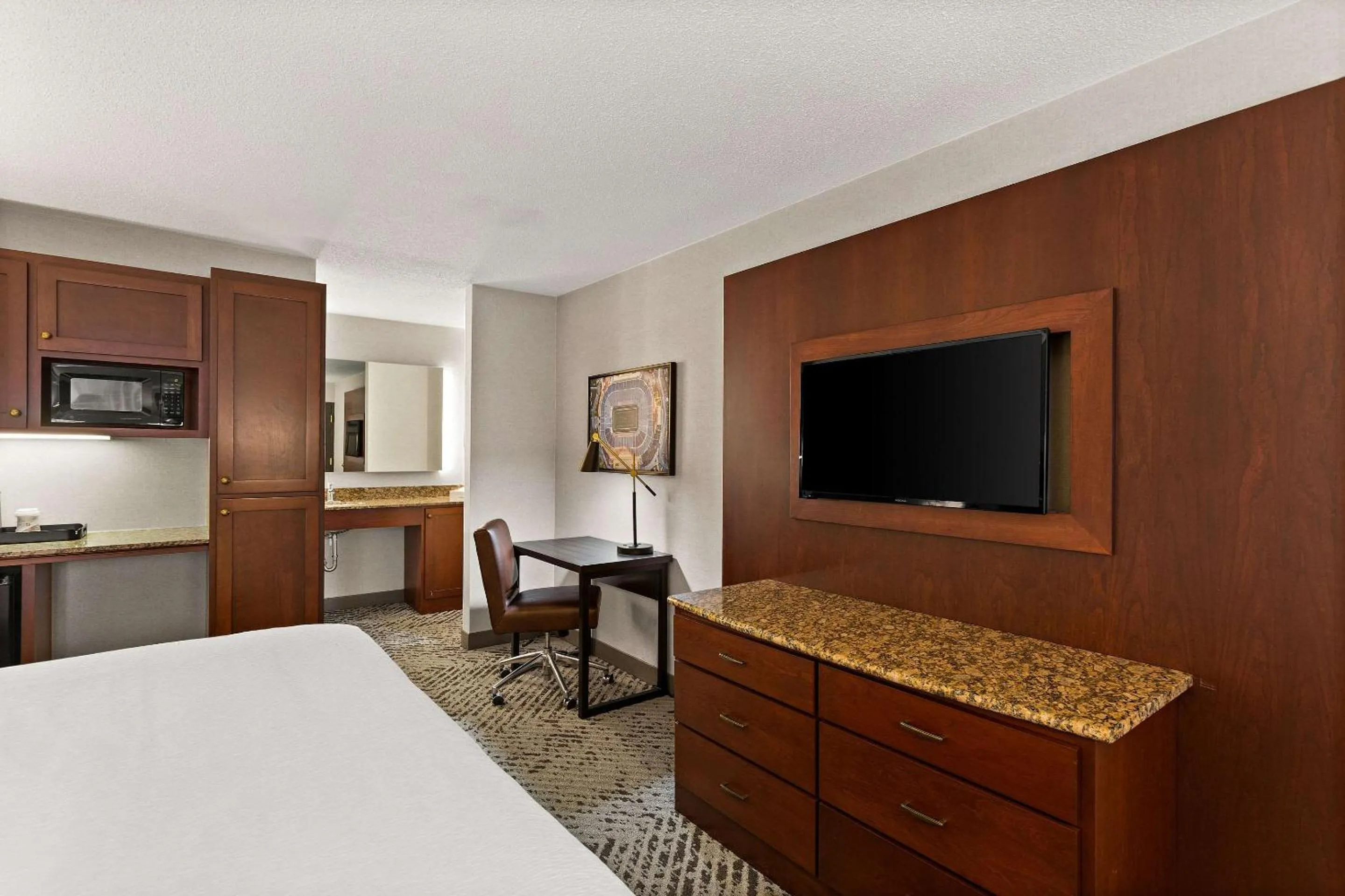 Bedroom, Bed in Wingate by Wyndham South Bend - Notre Dame