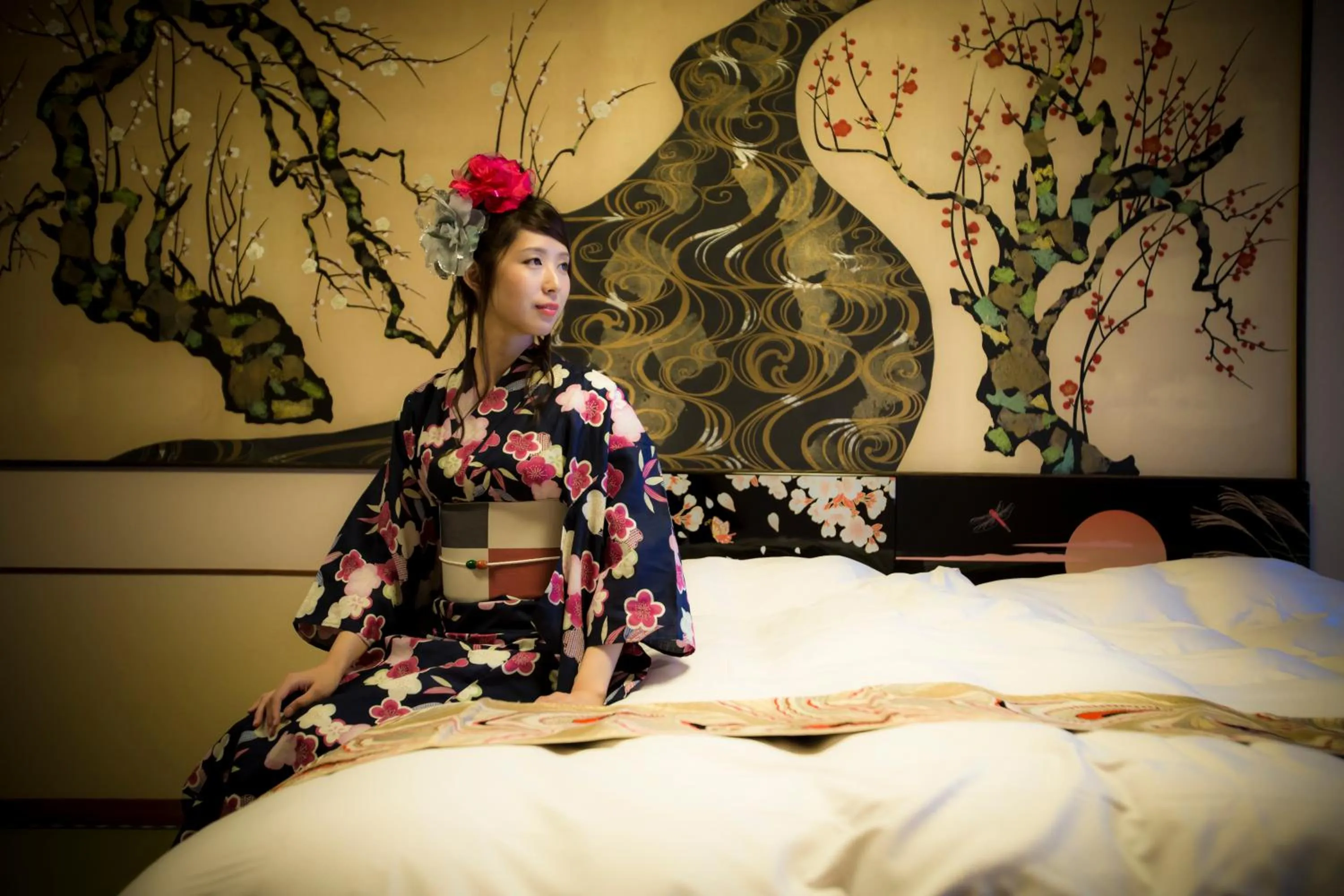 People, Bed in Kinosaki Onsen Hanakouji Saigetsu