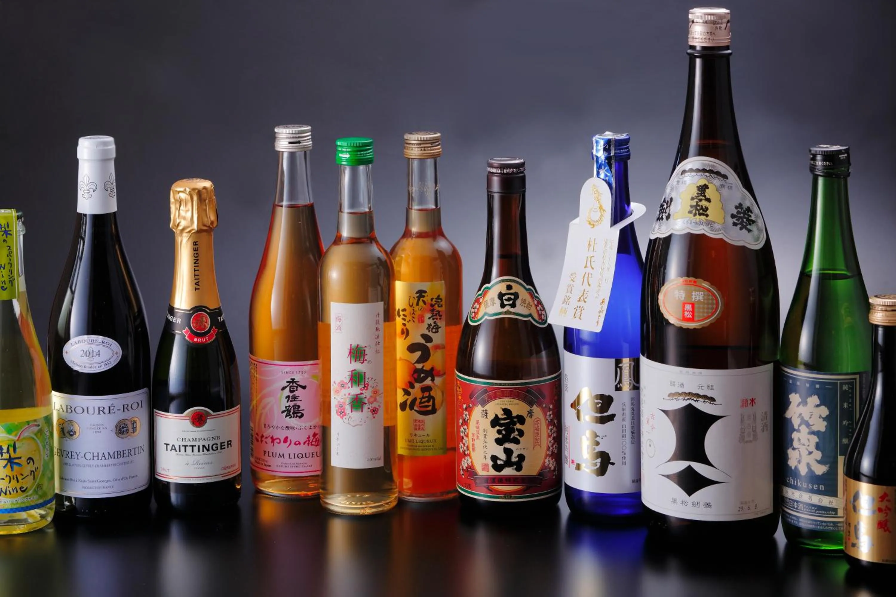 Alcoholic drinks in Kinosaki Onsen Hanakouji Saigetsu