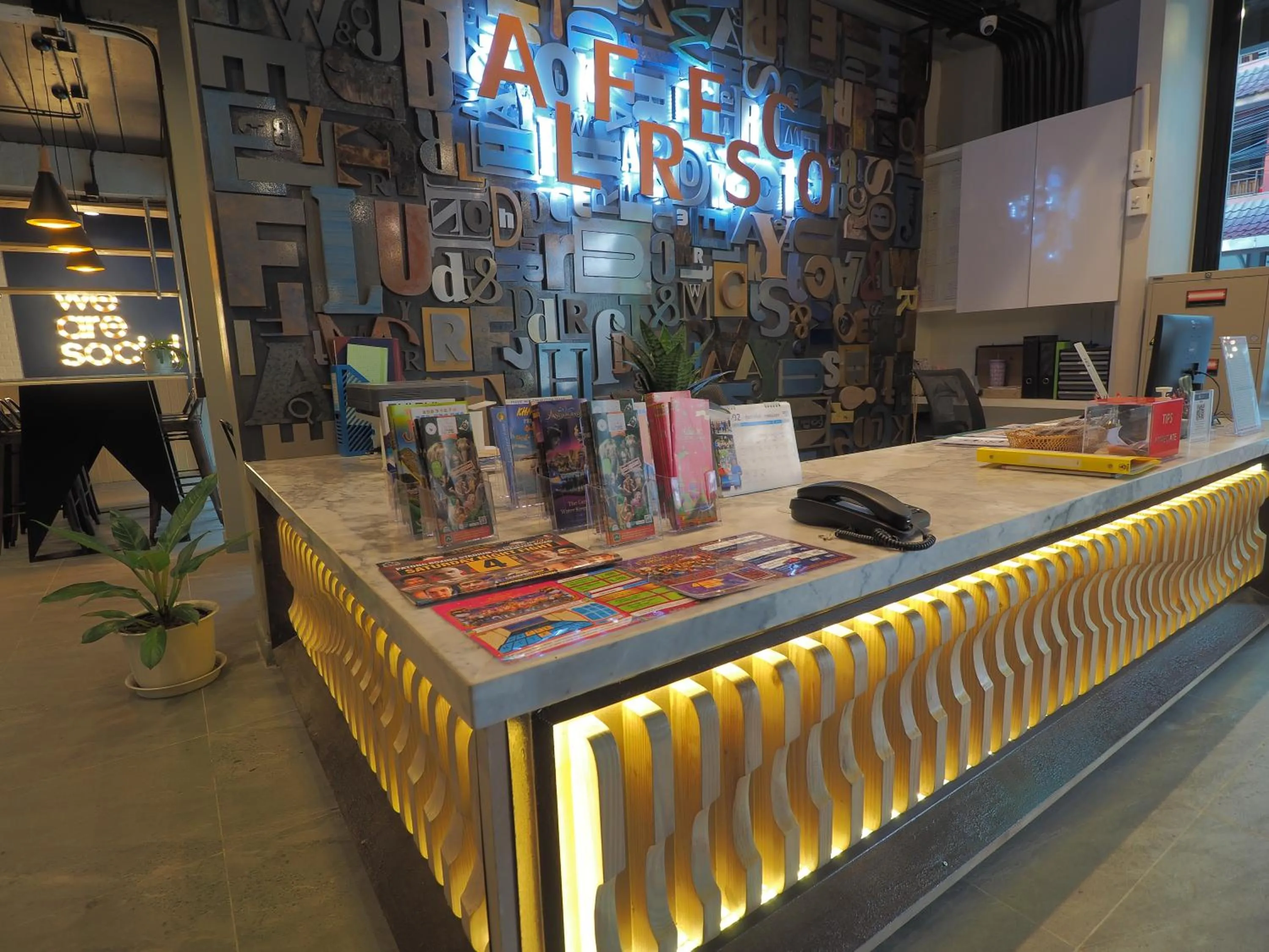 Lobby or reception in Alfresco Phuket Hotel