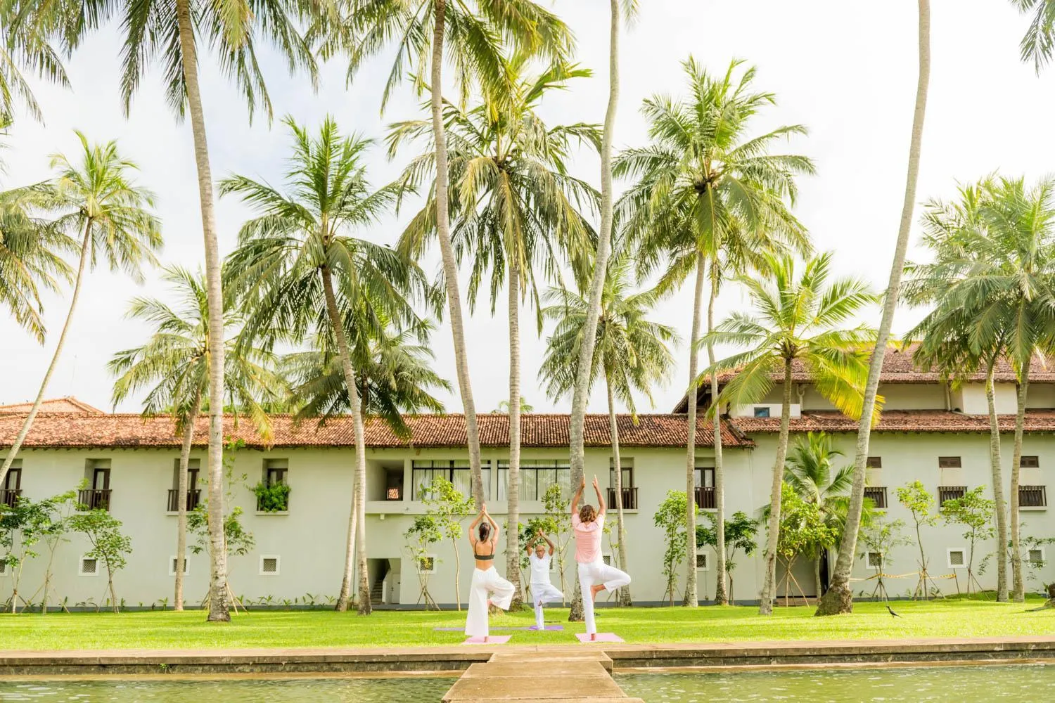 Garden in The Blue Water - Geoffrey Bawa Heritage Resort Hotel