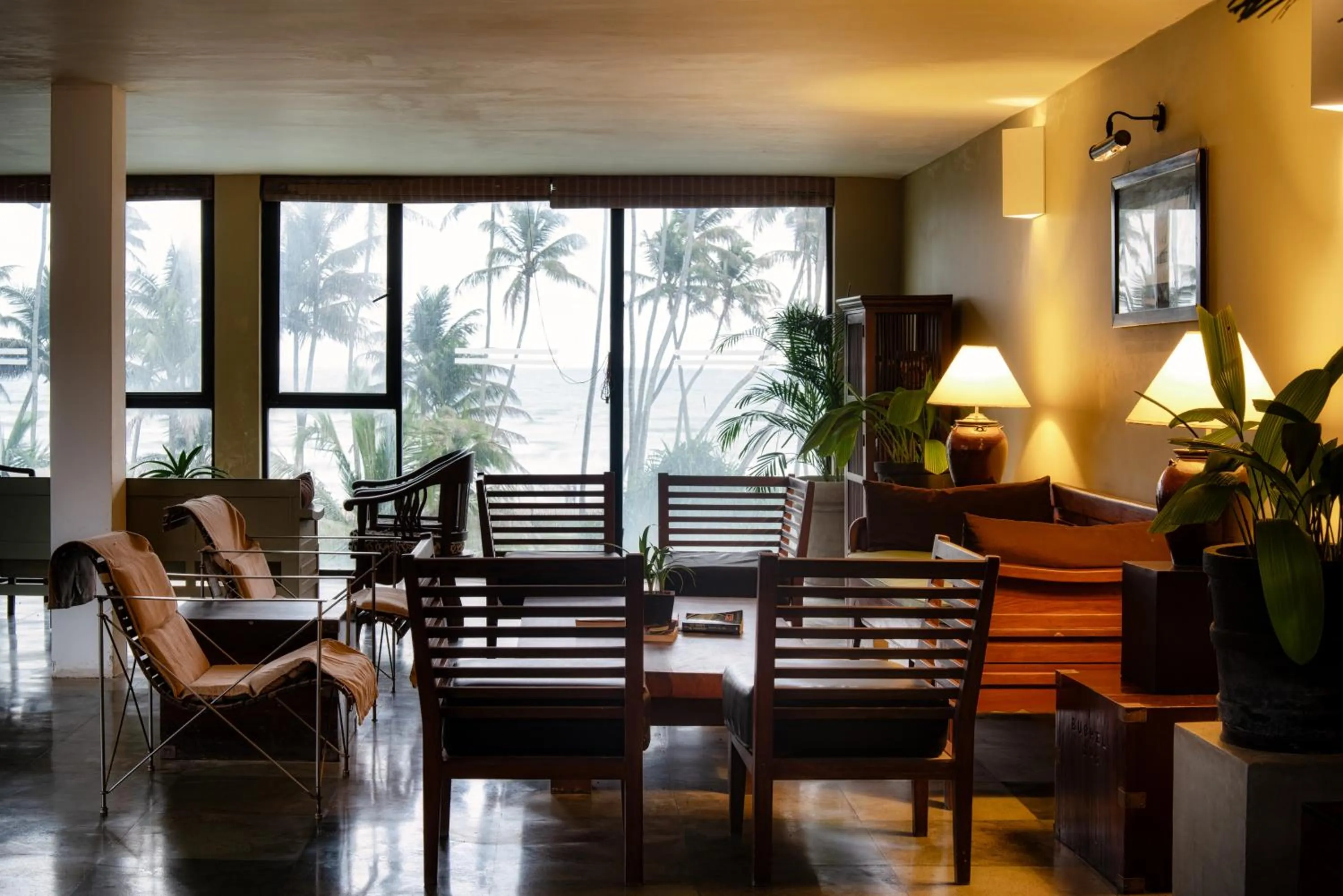 Decorative detail in The Blue Water - Geoffrey Bawa Heritage Resort Hotel