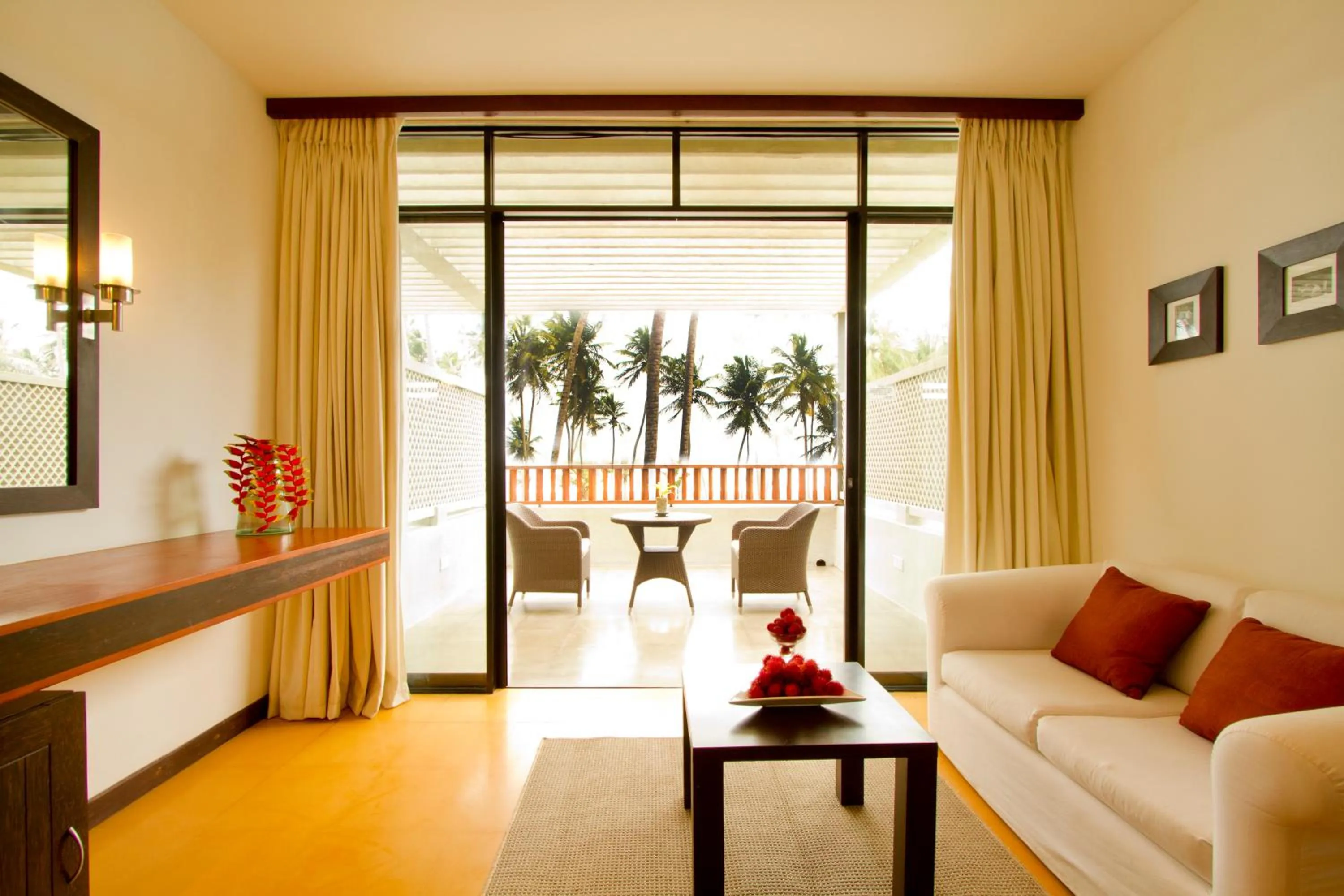 Balcony/Terrace in The Blue Water - Geoffrey Bawa Heritage Resort Hotel