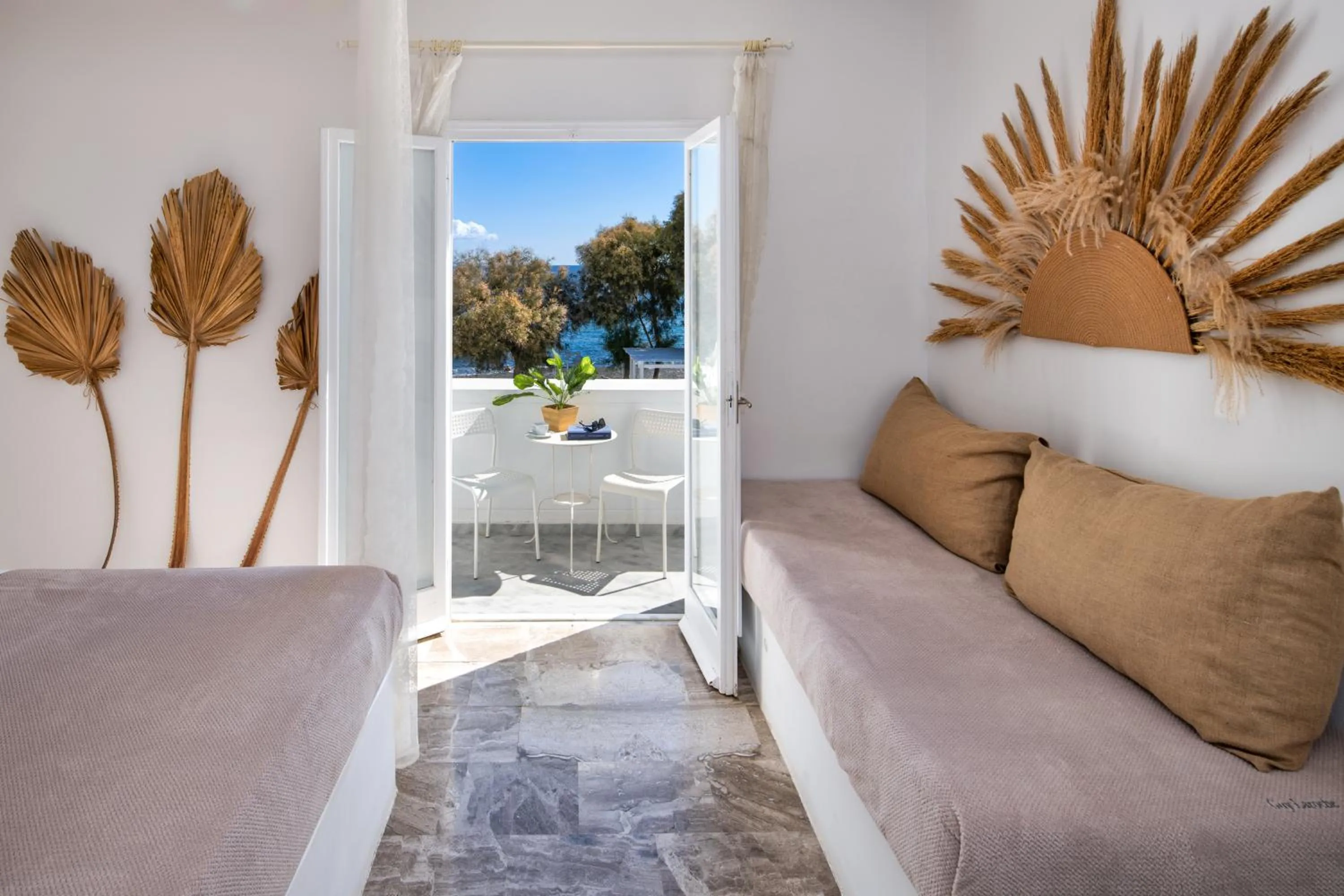 View (from property/room), Bed in Sol Mare Salis