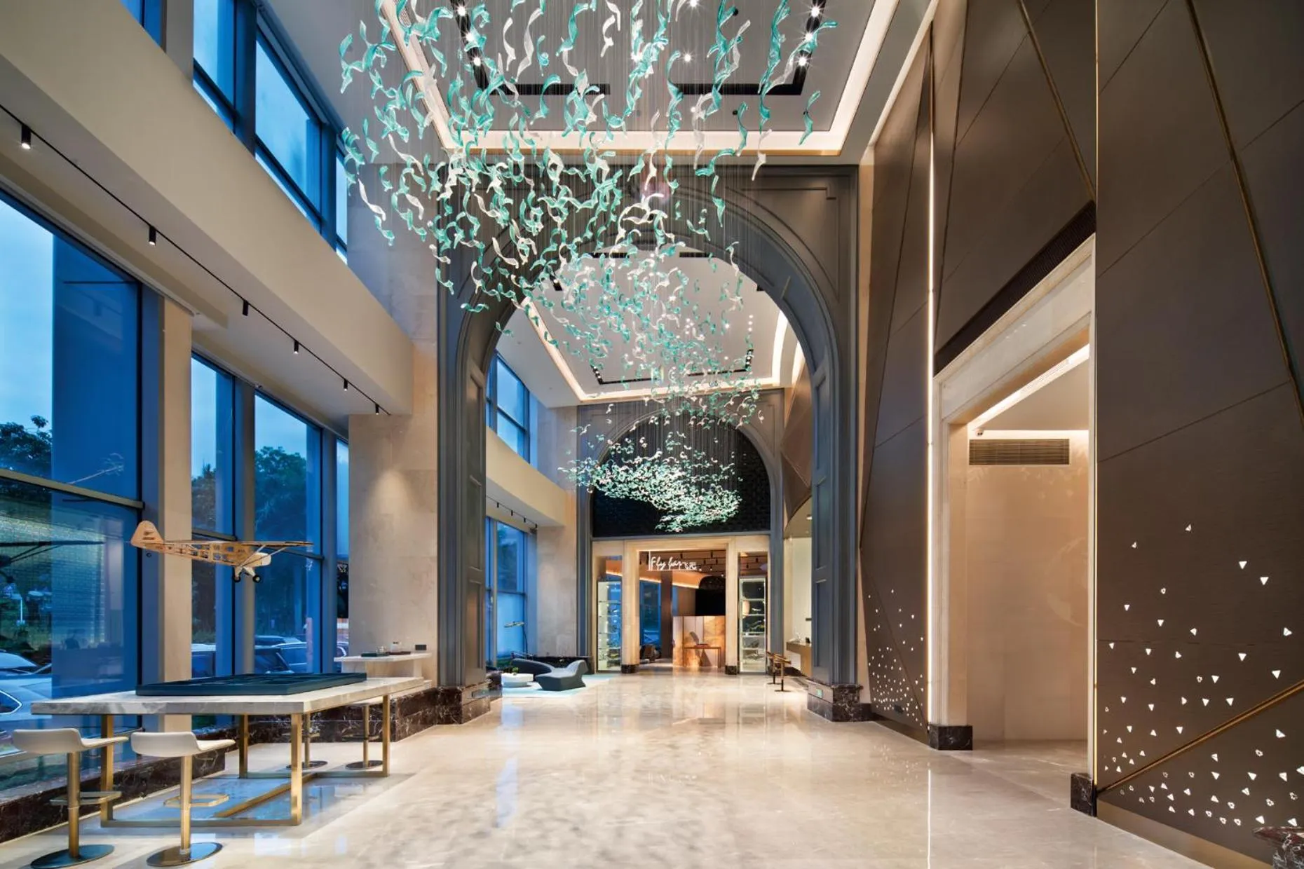 Lobby or reception in Shenzhen Grand Skylight Garden Hotel