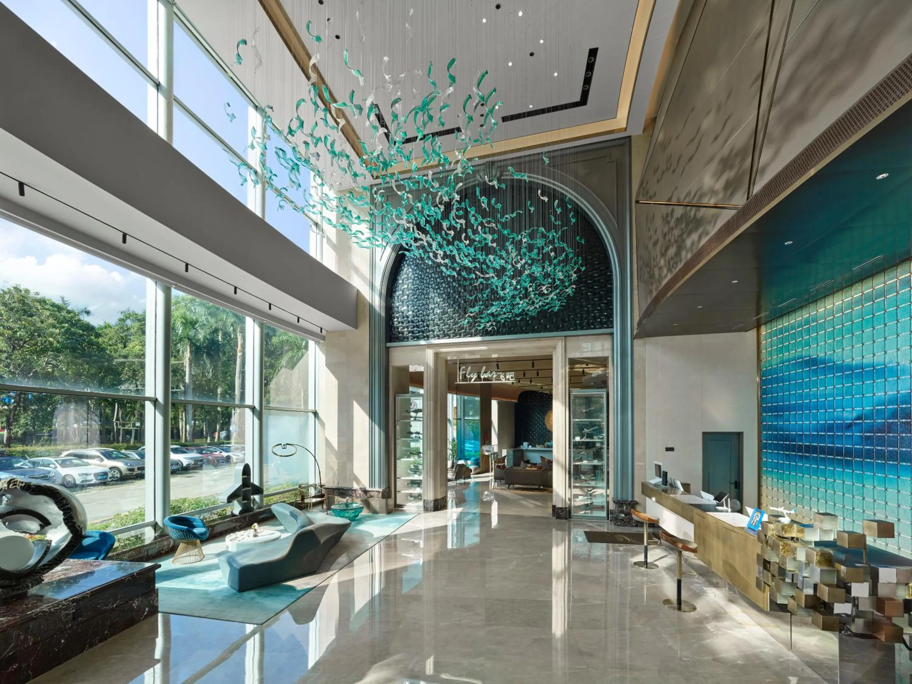 Lobby or reception in Shenzhen Grand Skylight Garden Hotel