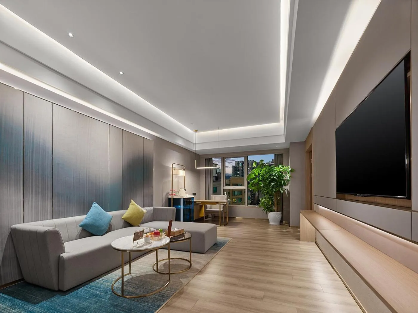 Living room in Shenzhen Grand Skylight Garden Hotel