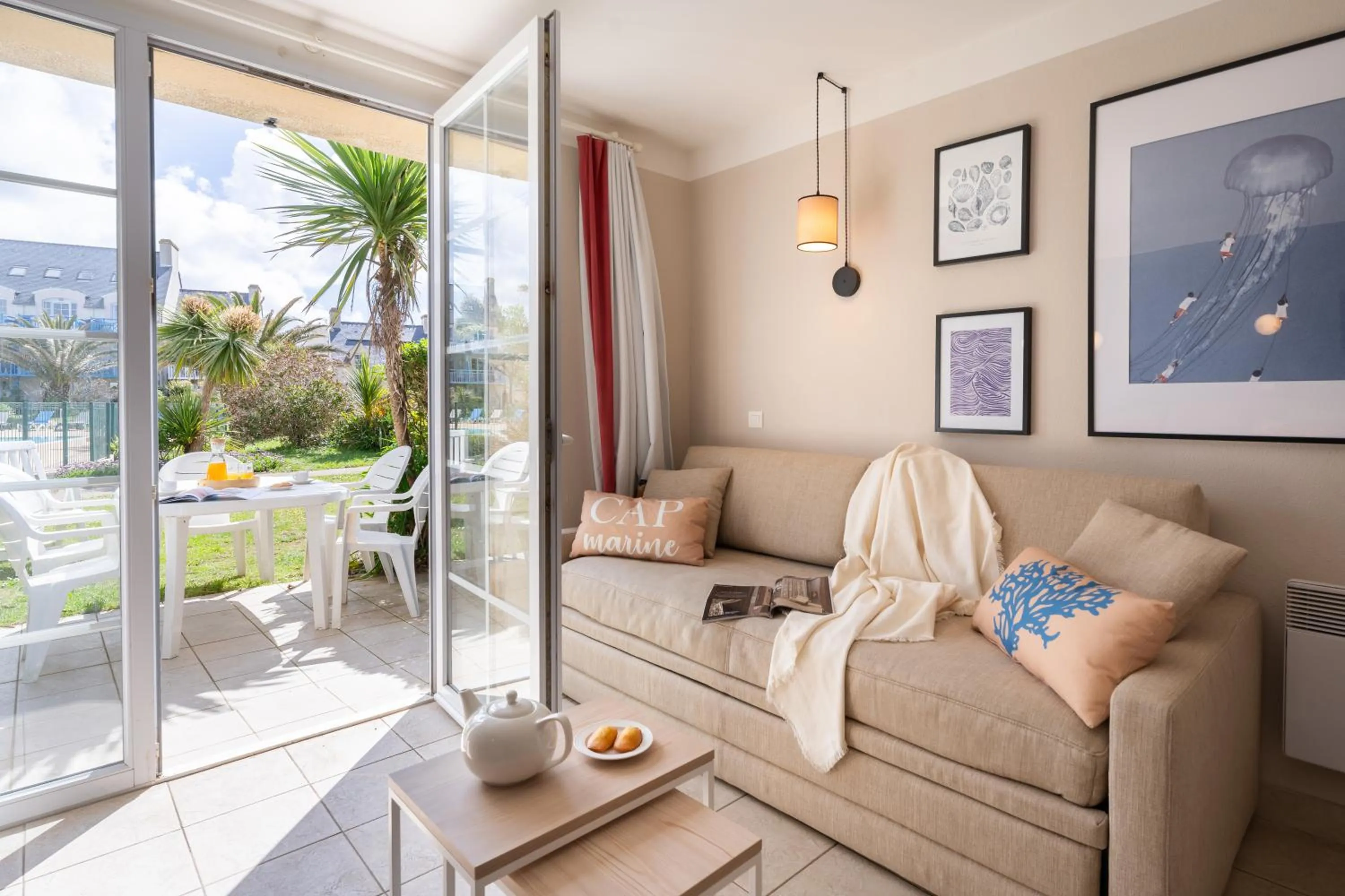 Patio in Résidence Pierre & Vacances Cap Marine