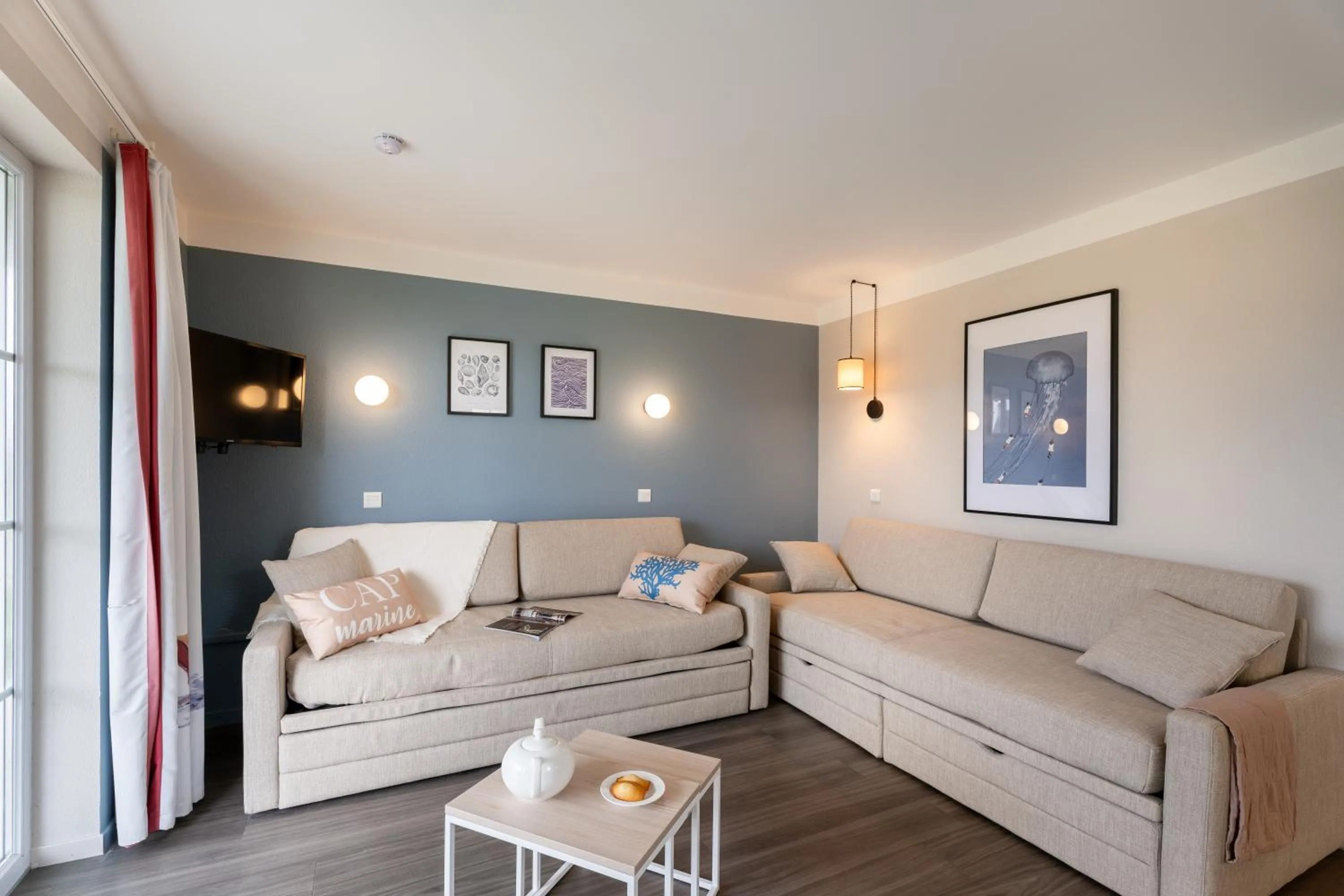 Living room in Résidence Pierre & Vacances Cap Marine