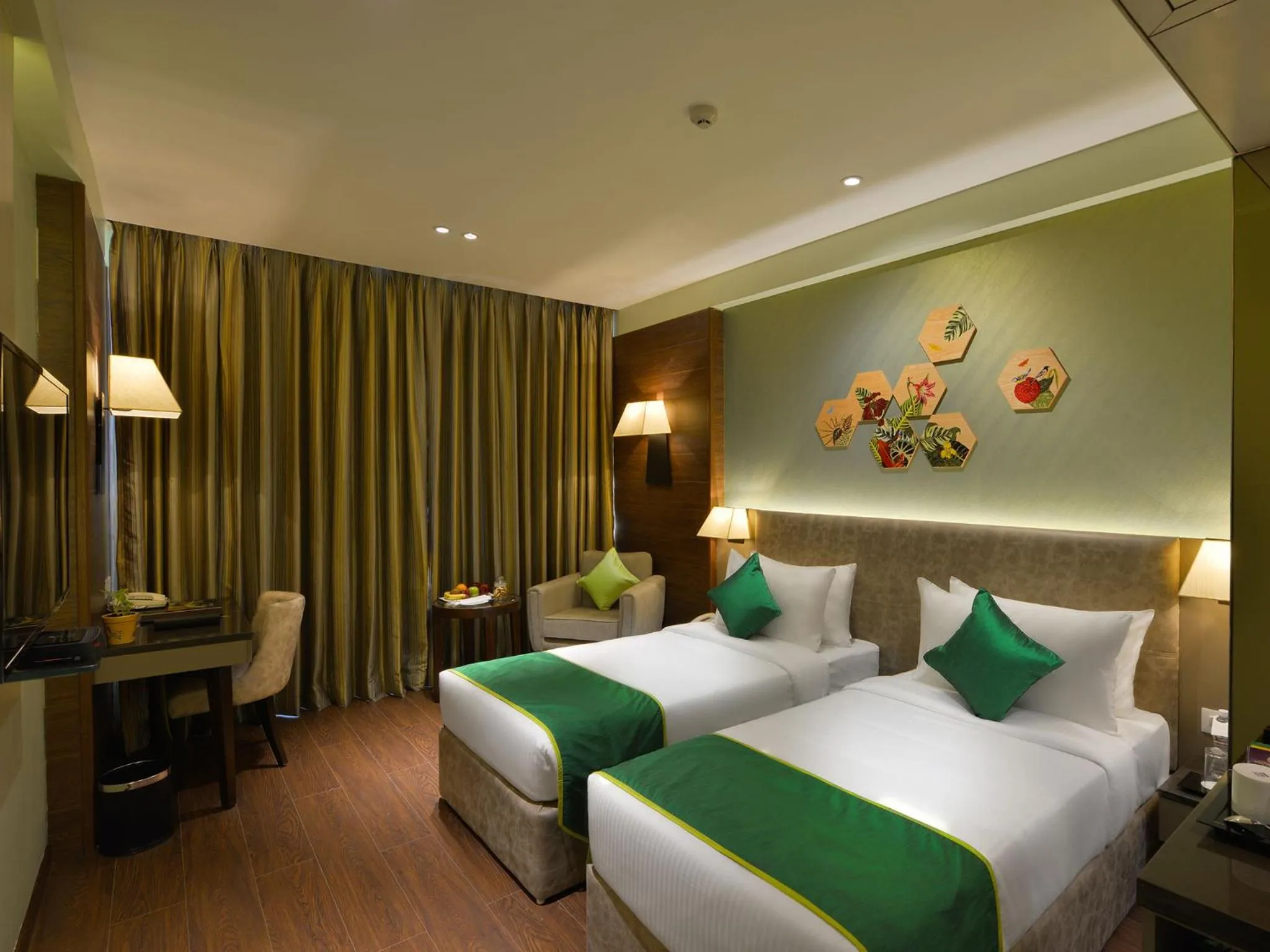 Bed in The Fern, Vadodara, Series by Marriott