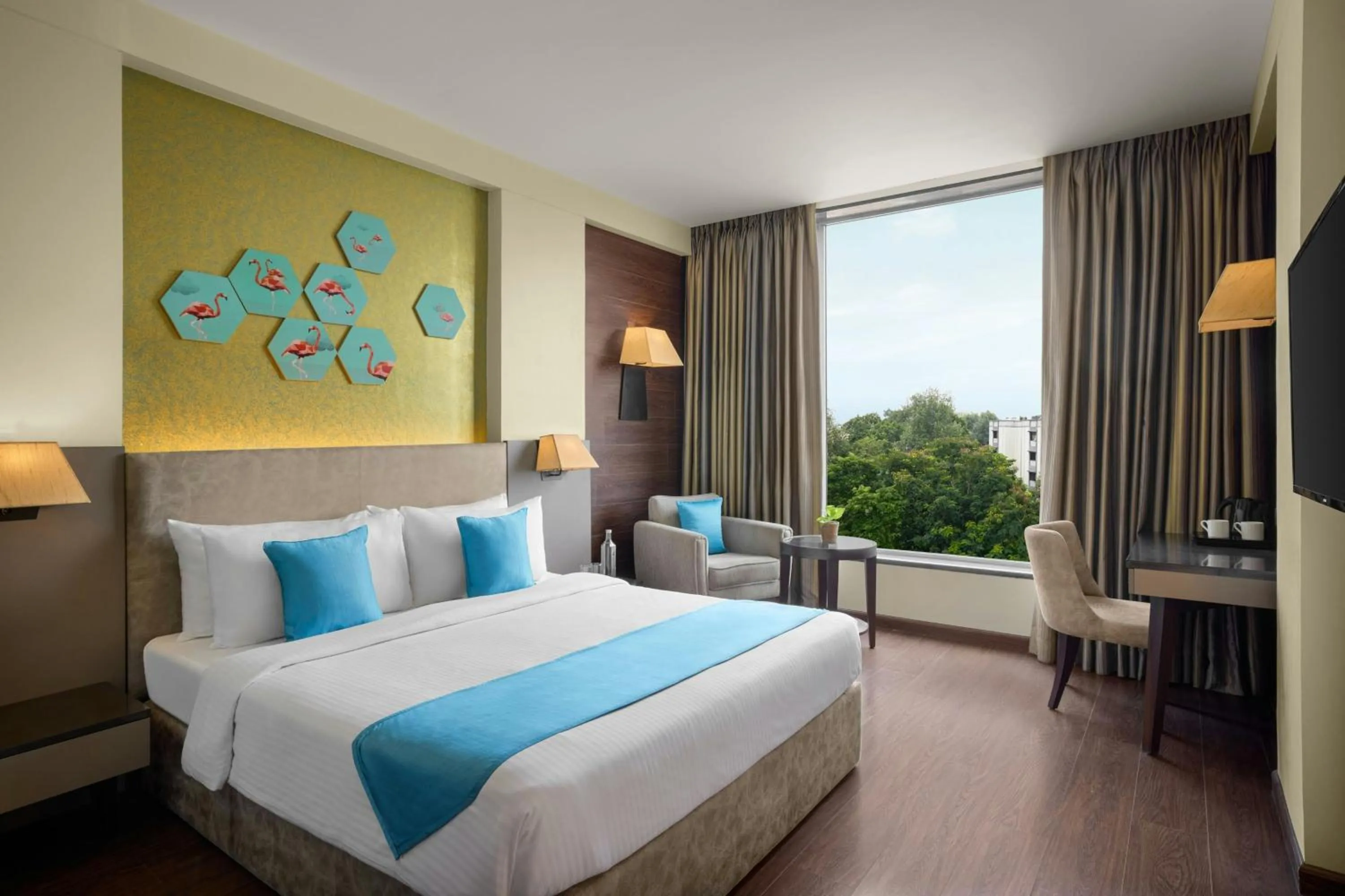 Photo of the whole room, Bed in The Fern, Vadodara, Series by Marriott