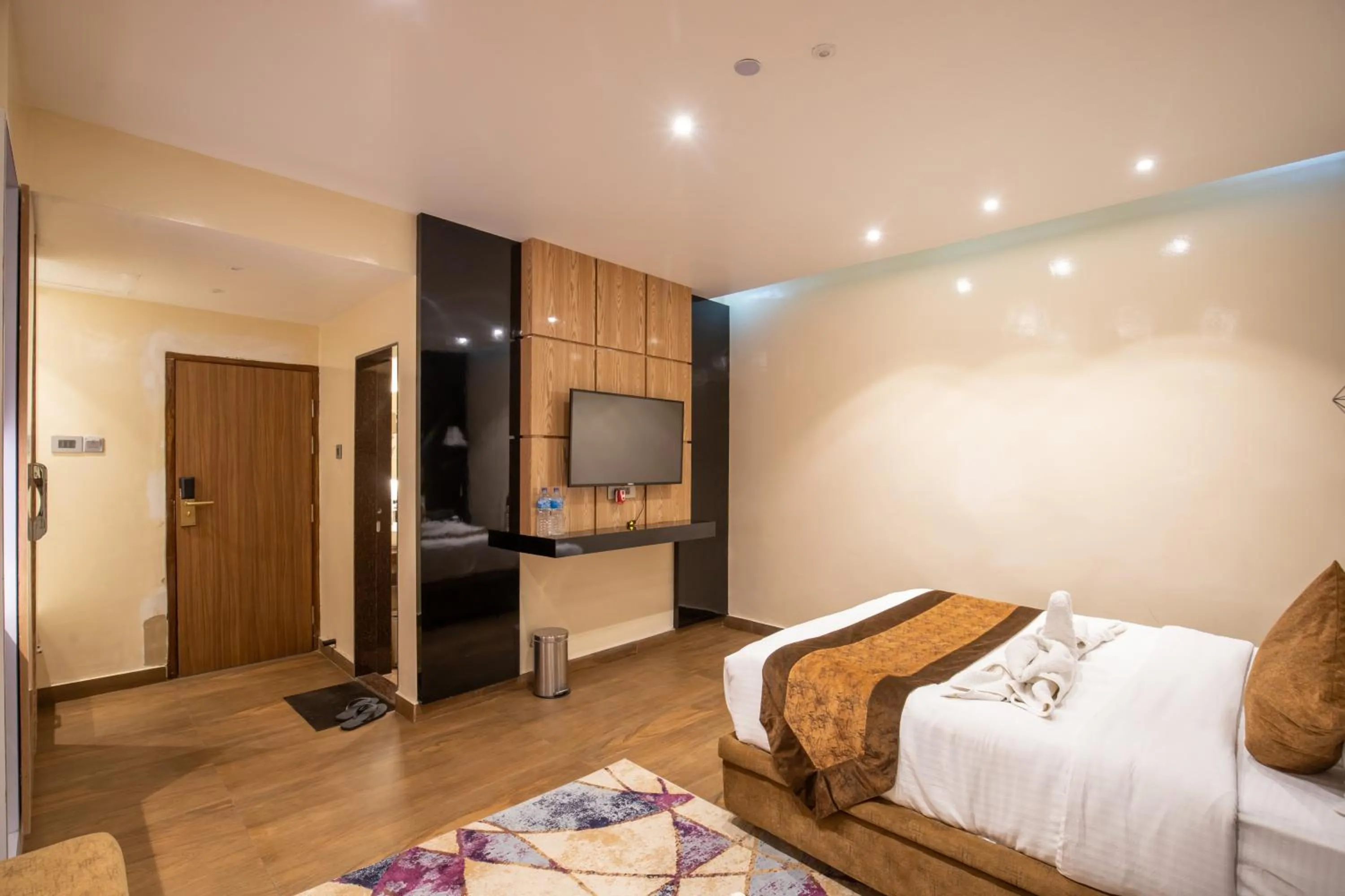 Photo of the whole room, Bed in Nansc Hotel