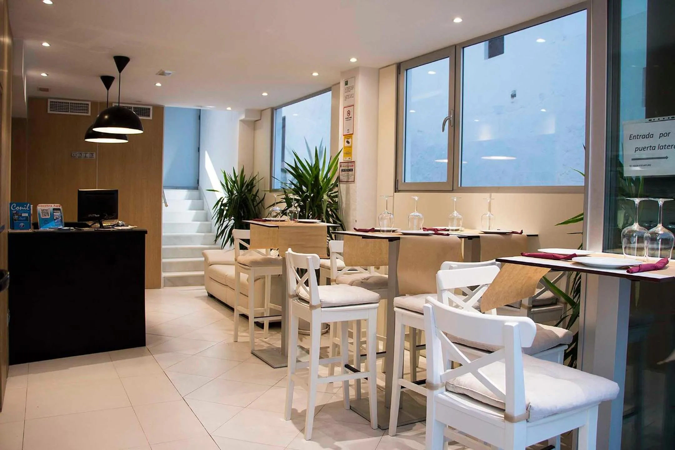 Lobby or reception in Hostal Campito