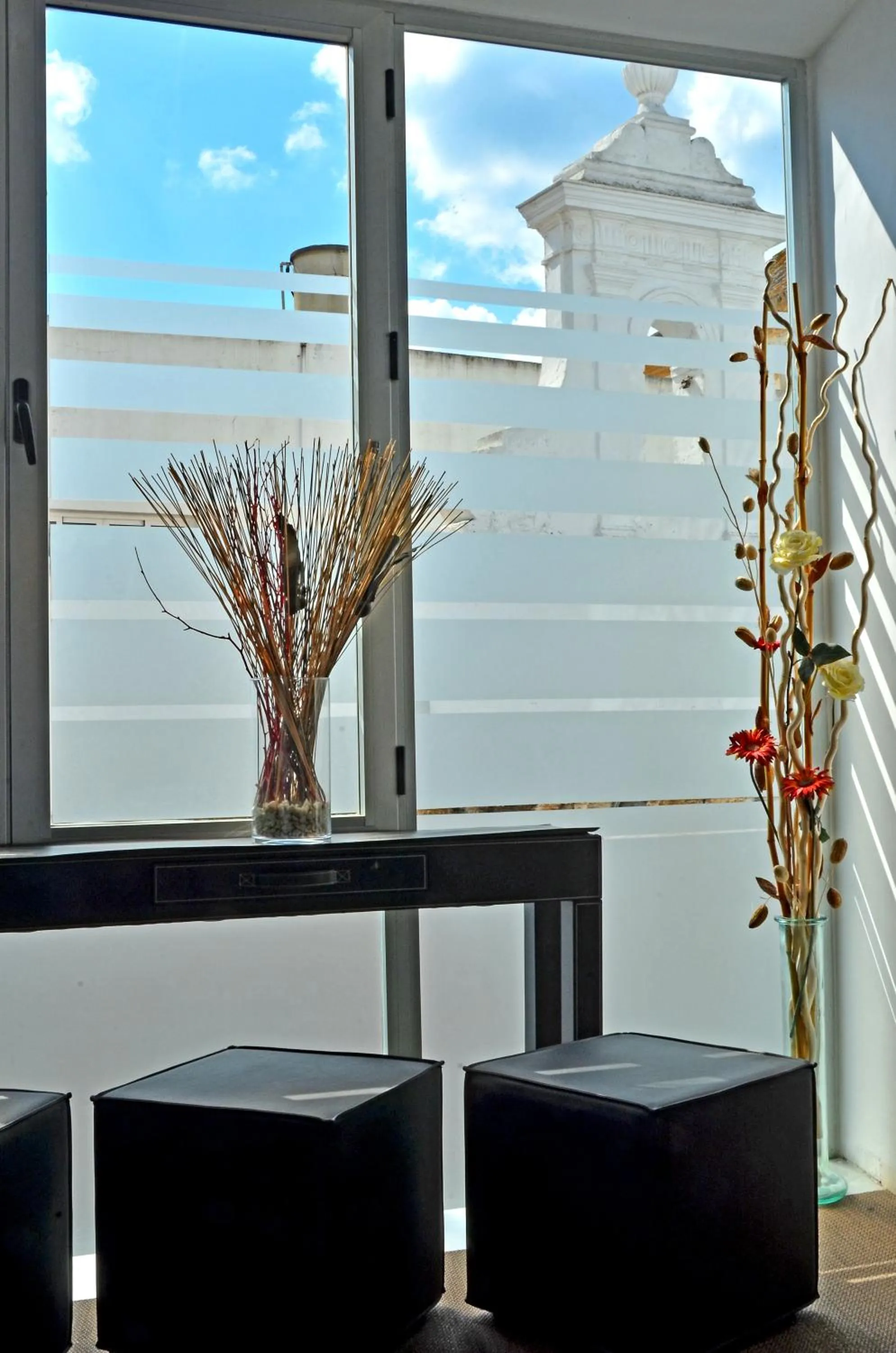 Lobby or reception in Hostal Campito