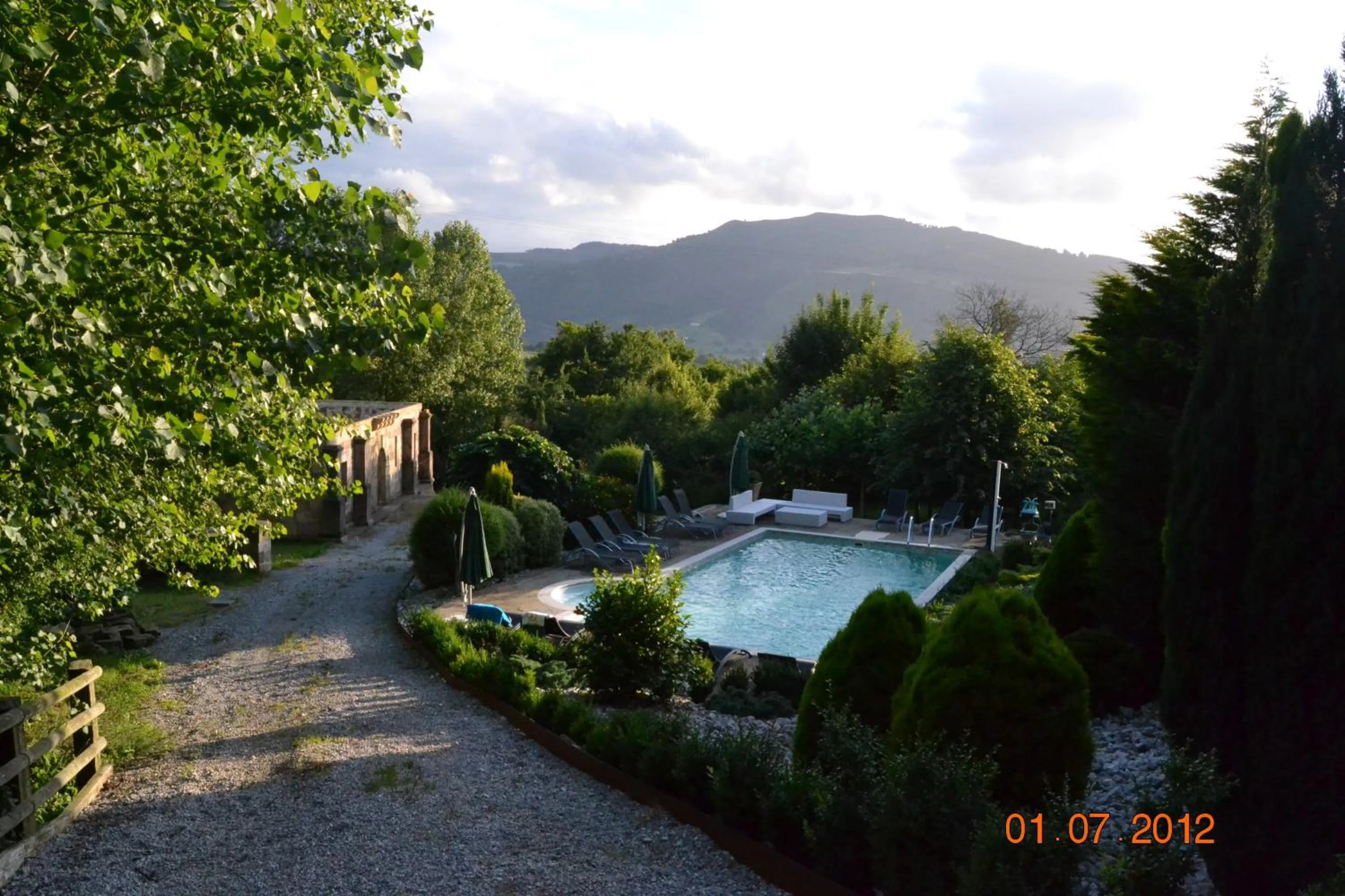 Swimming pool in Palacio de Trasvilla