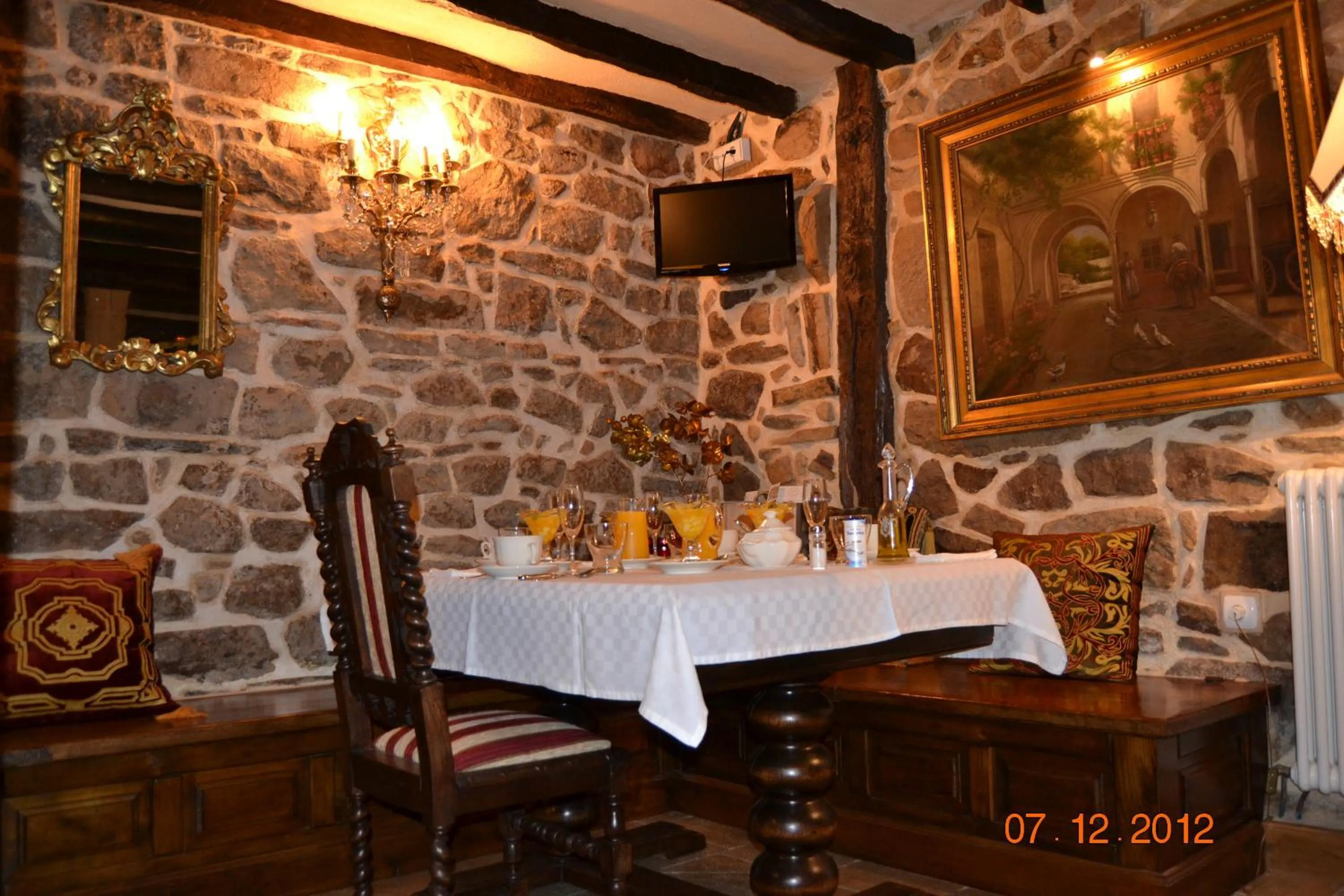 Dining area in Palacio de Trasvilla