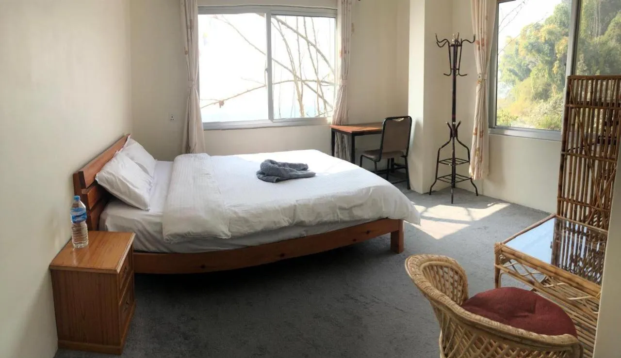 Bed in Green Mandala Inn