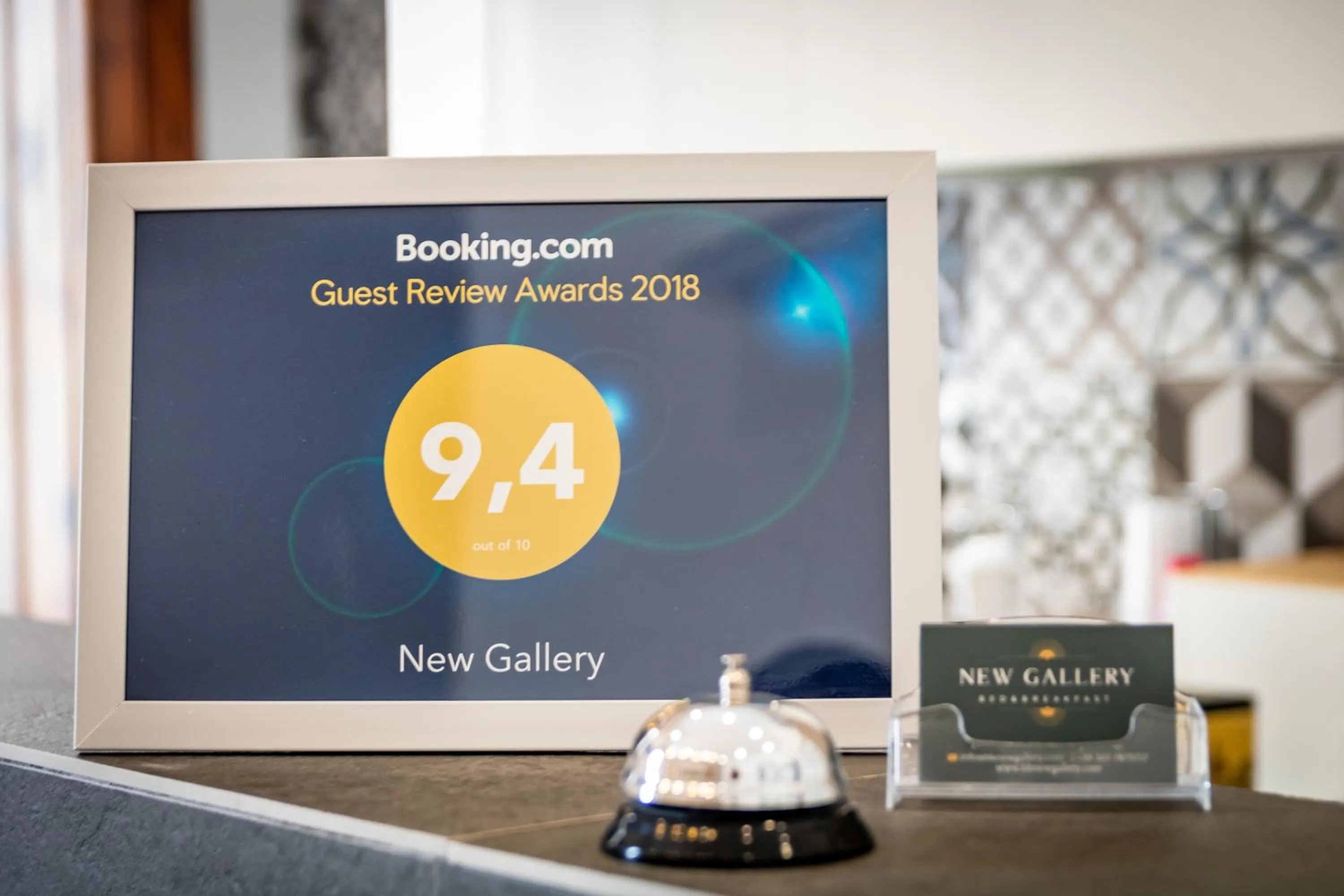 Certificate/Award in New Gallery