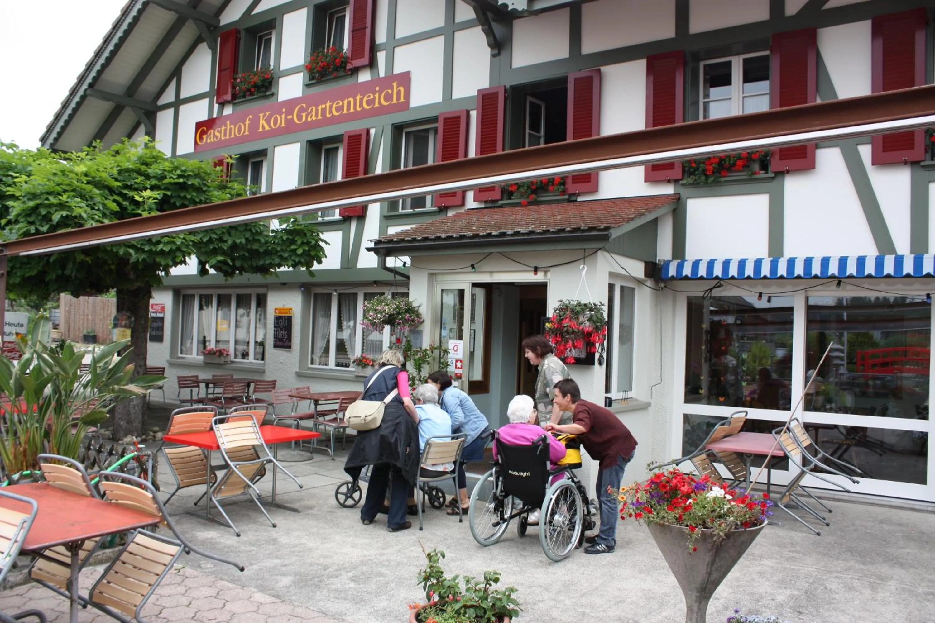 Facade/entrance in Hotel Koi-Gartenteich