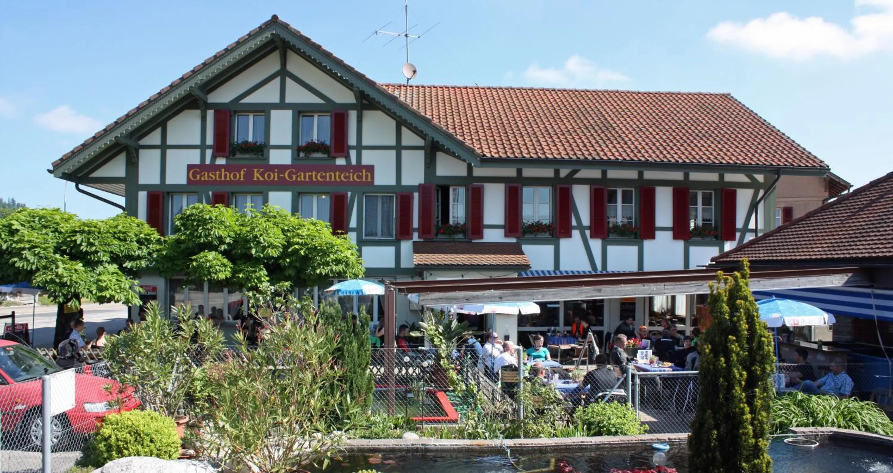 Facade/entrance in Hotel Koi-Gartenteich