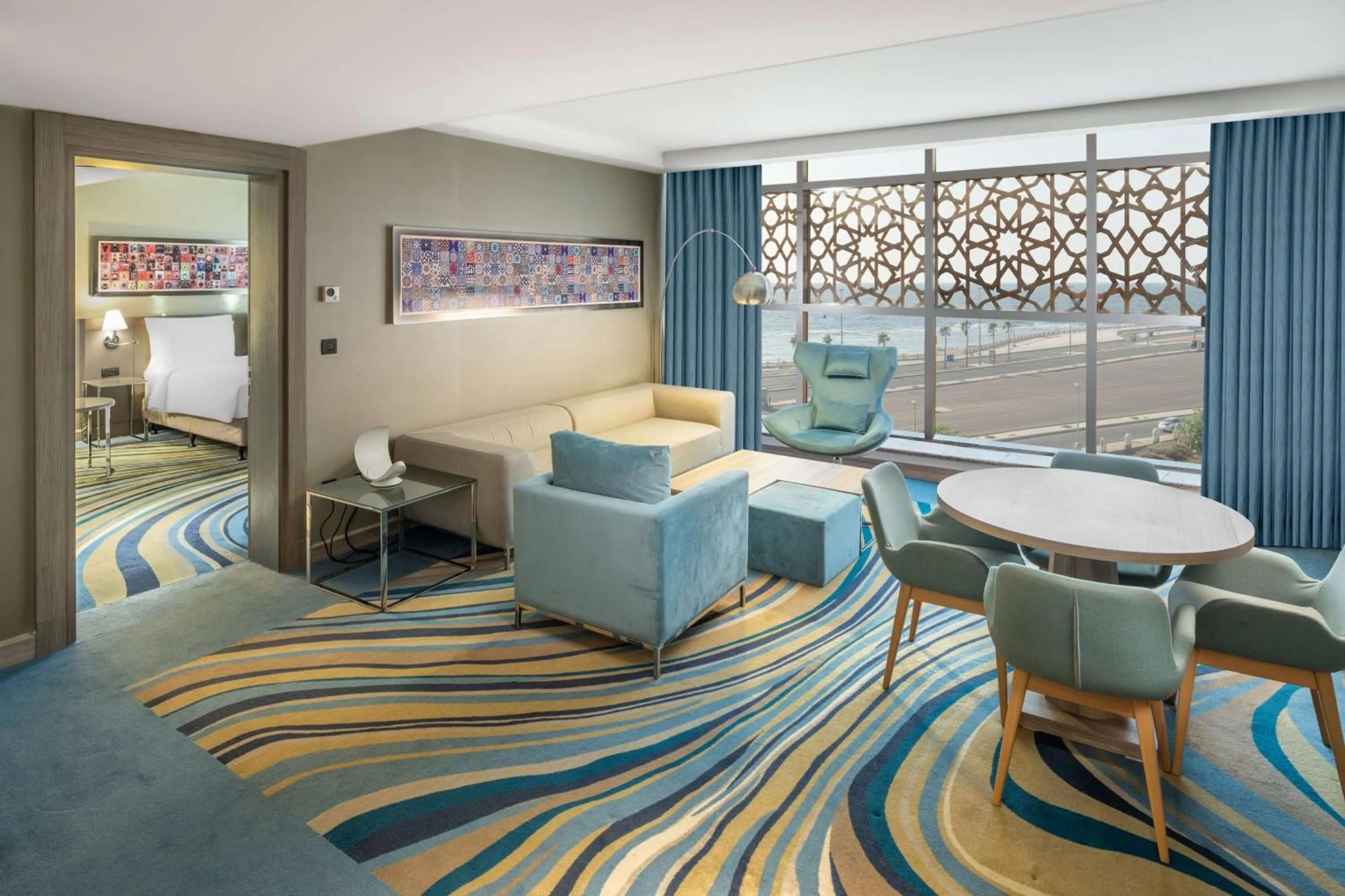 Photo of the whole room, Bed in Radisson Blu Hotel, Jeddah Corniche