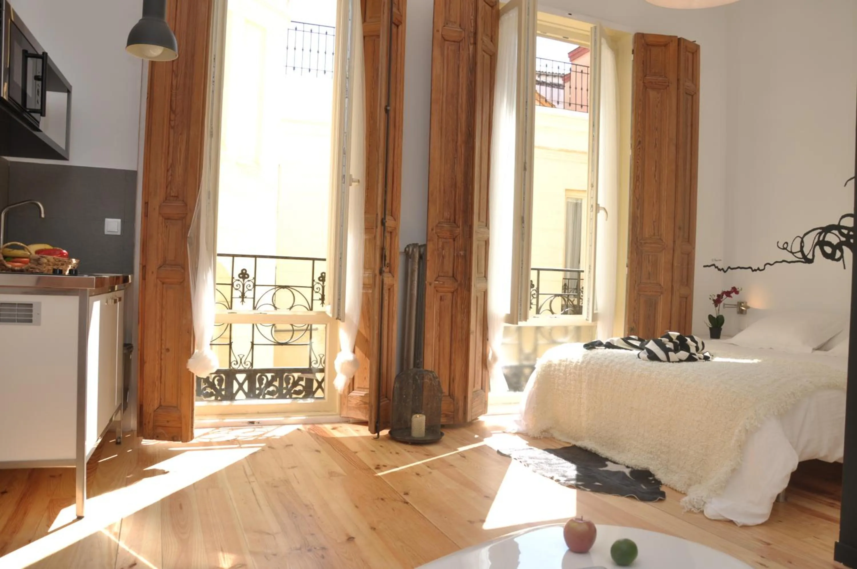 Bedroom, Bed in Apartamentos Matute 11