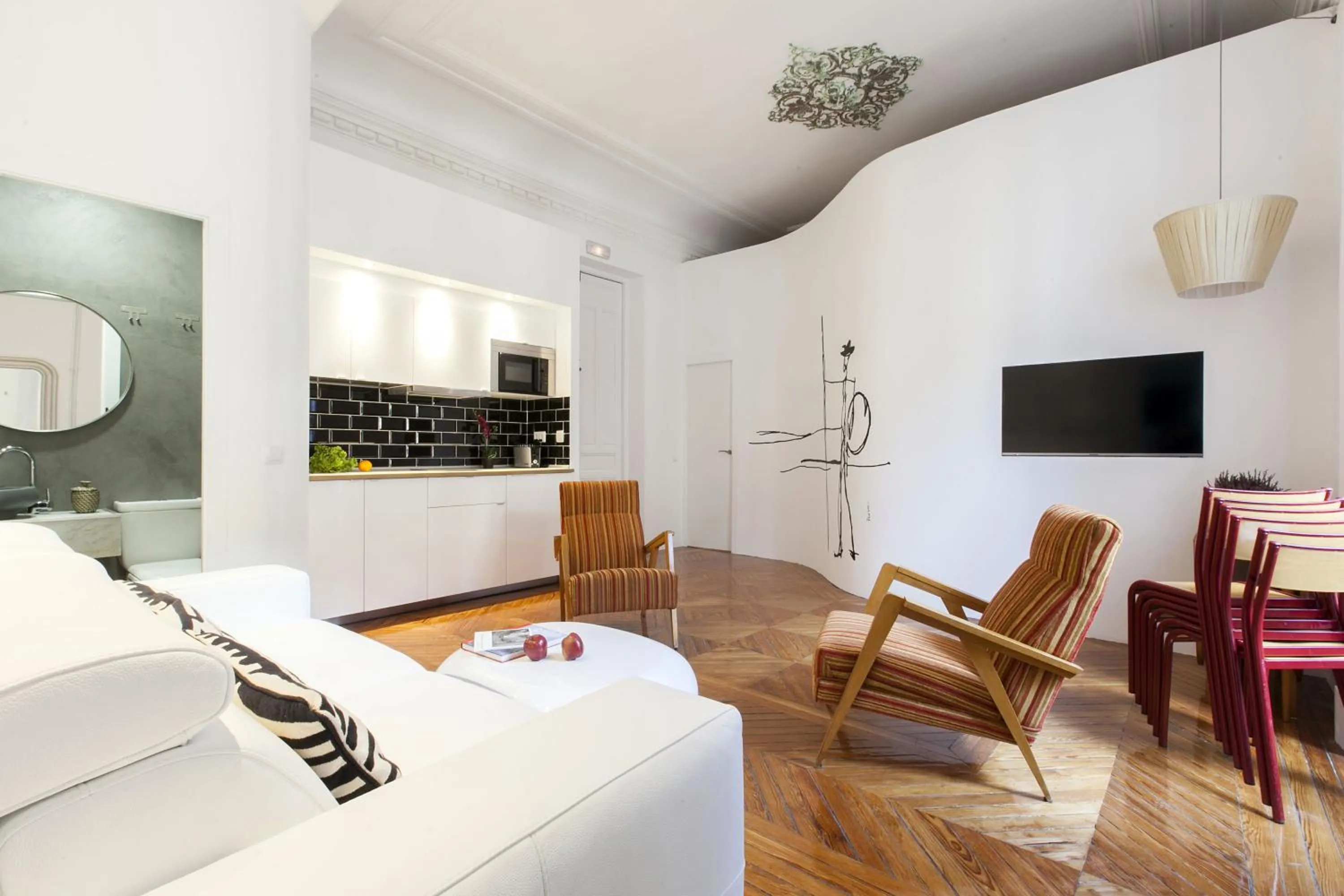 Living room in Apartamentos Matute 11