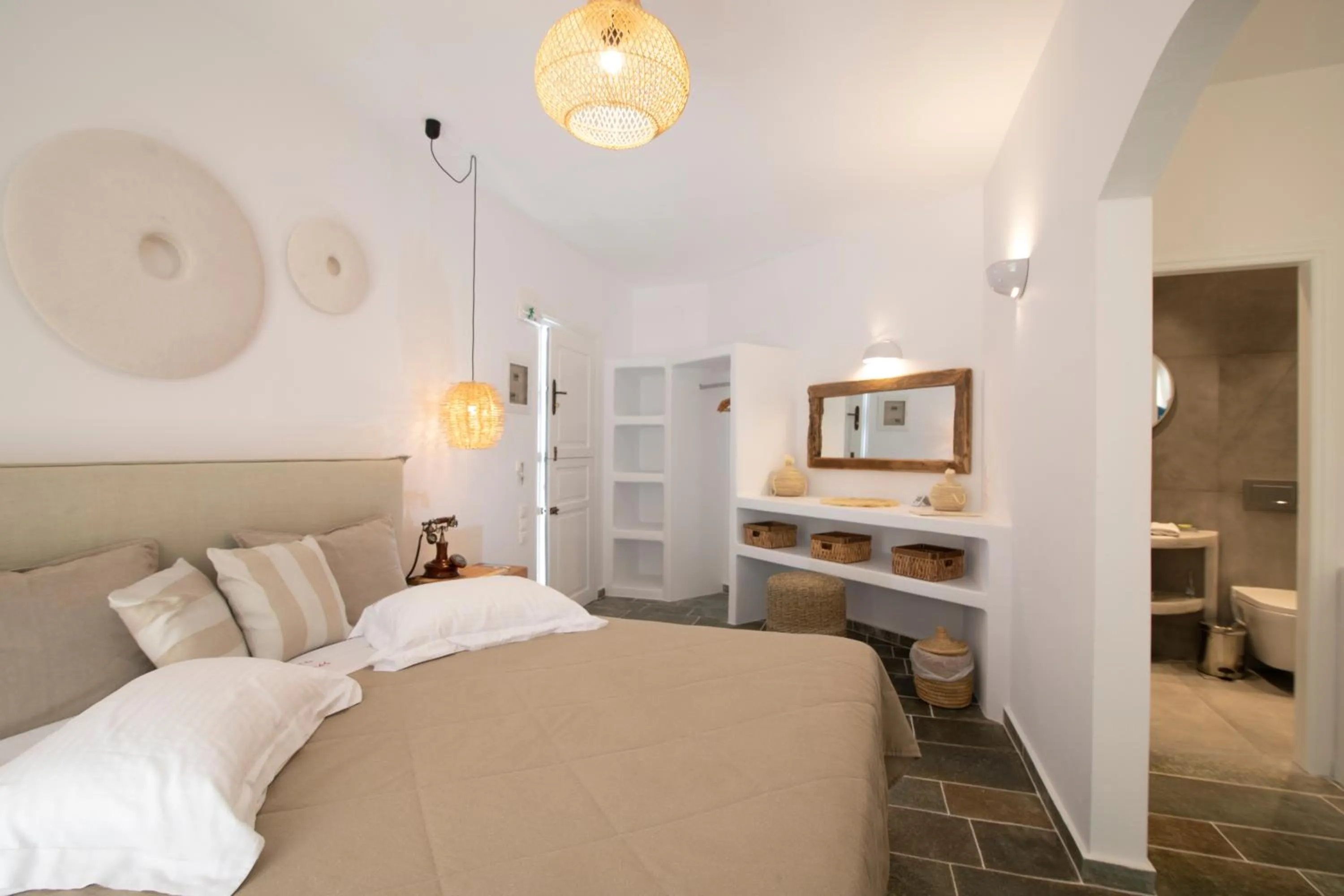 Bedroom in Nymfes Hotel