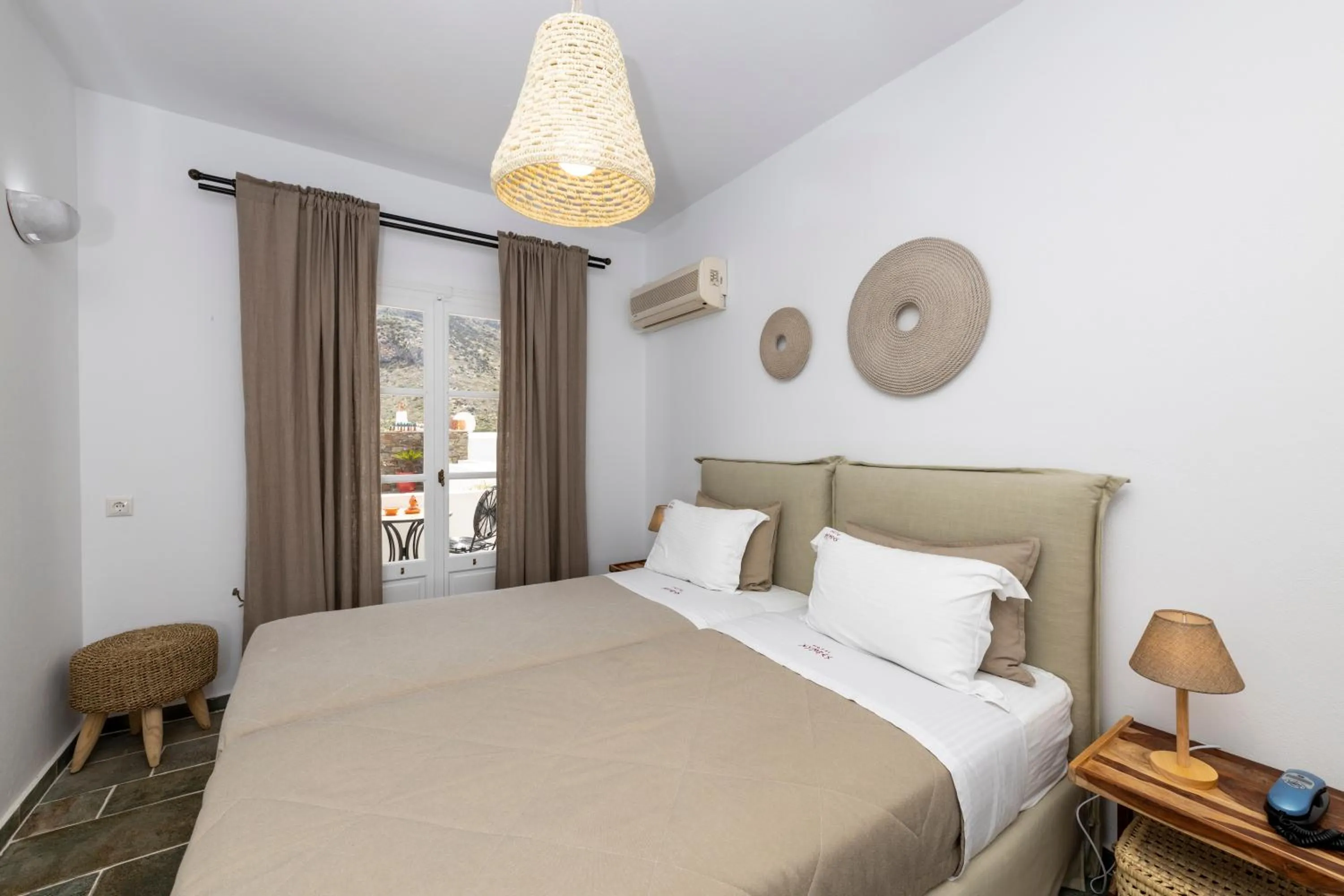 Bedroom in Nymfes Hotel