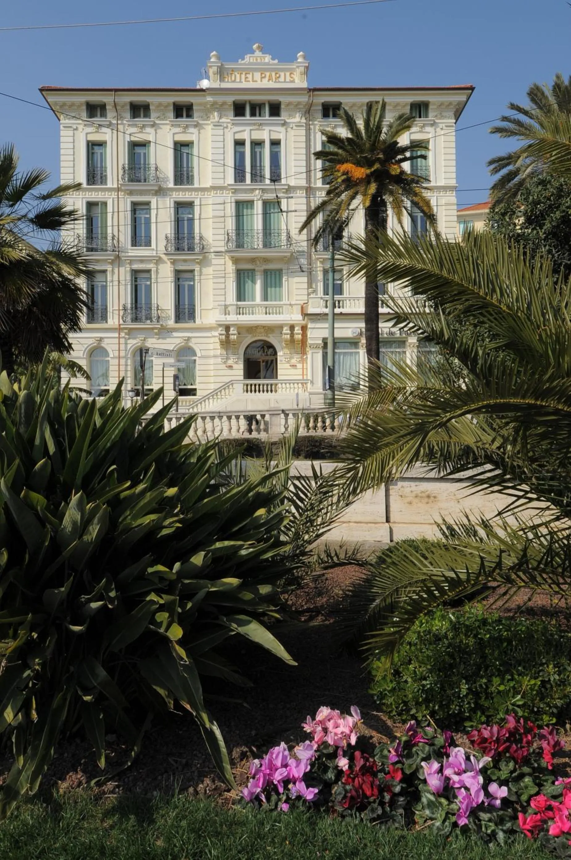 Property building in Hotel De Paris Sanremo