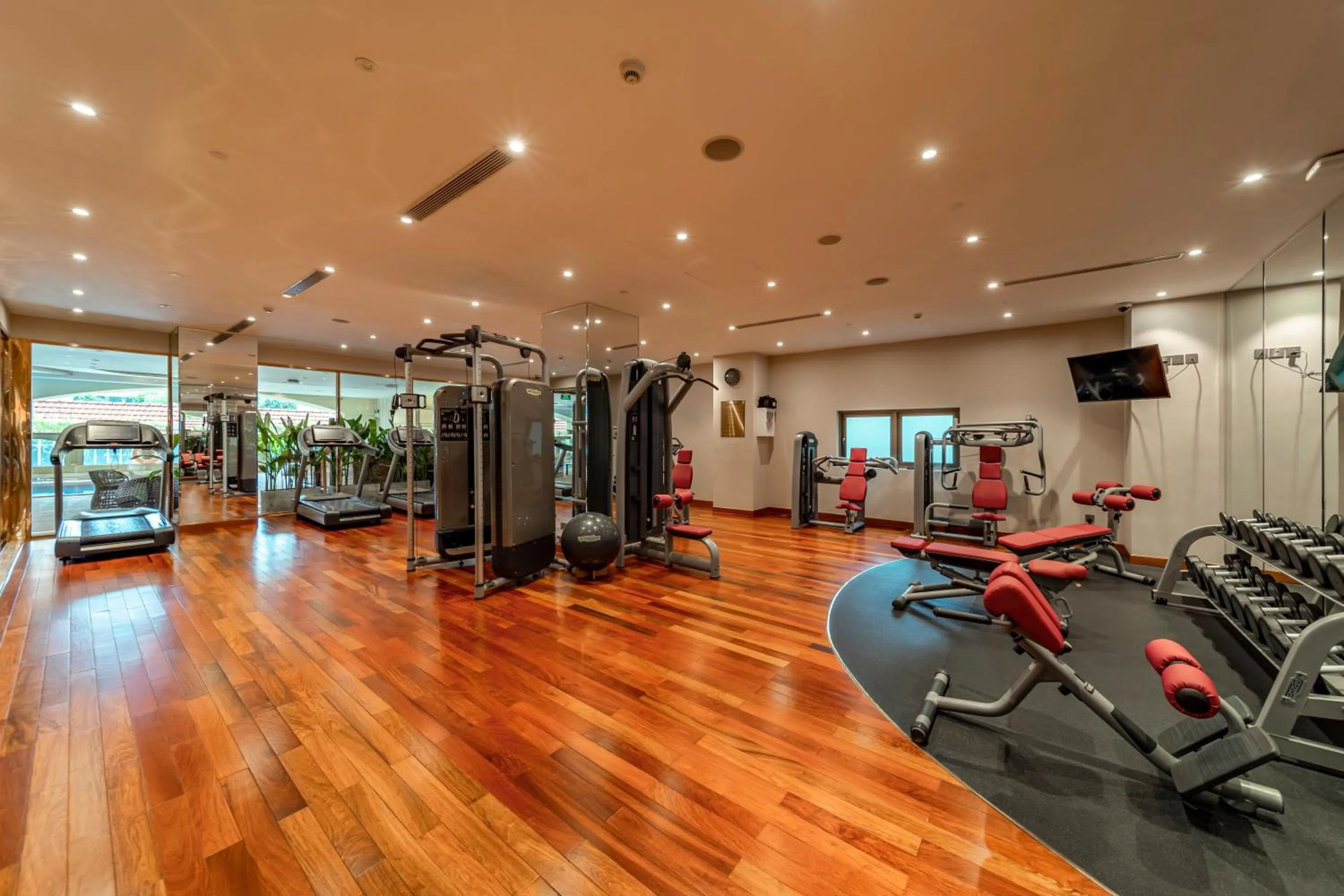 Fitness centre/facilities in Sherwood Suites
