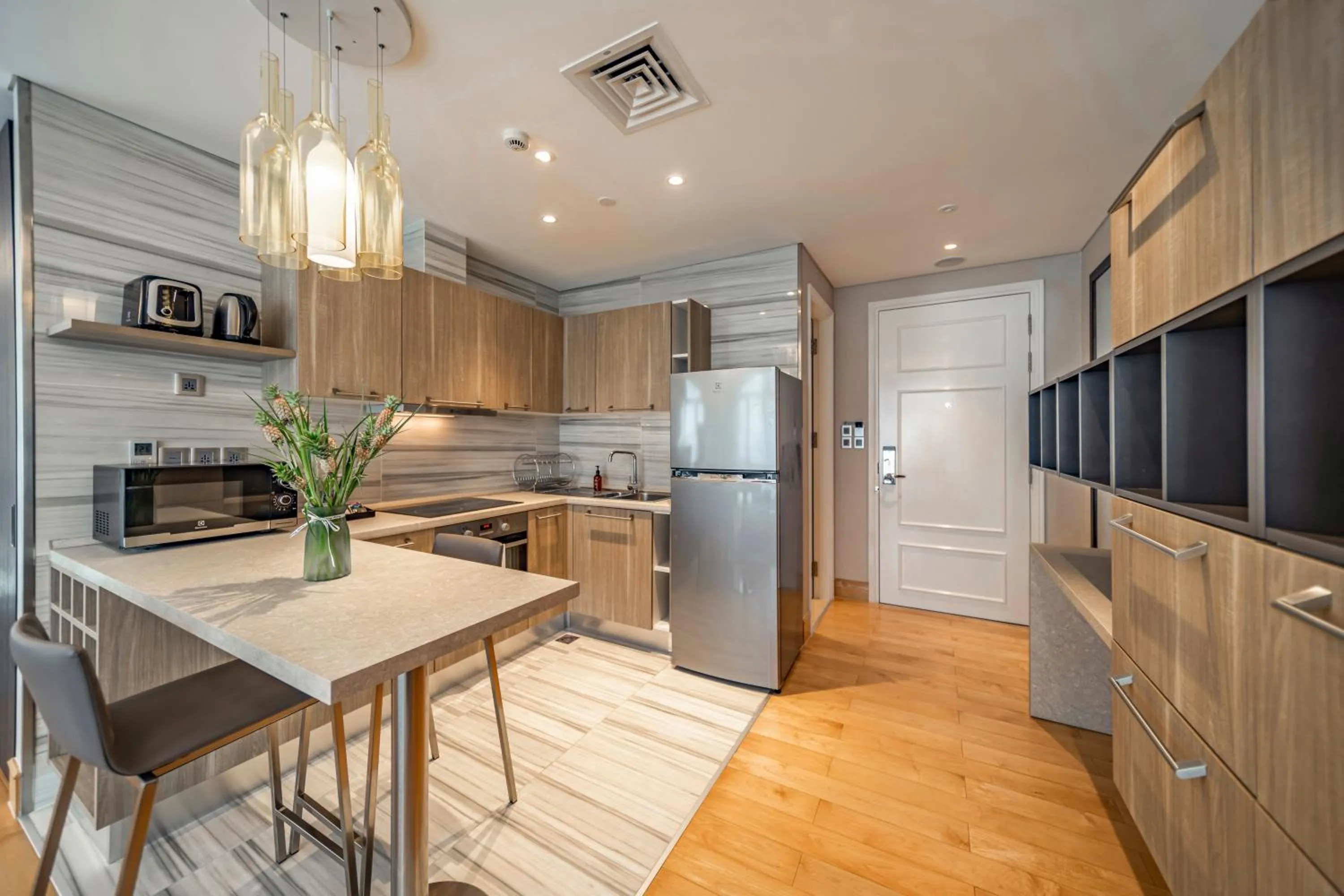 kitchen in Sherwood Suites