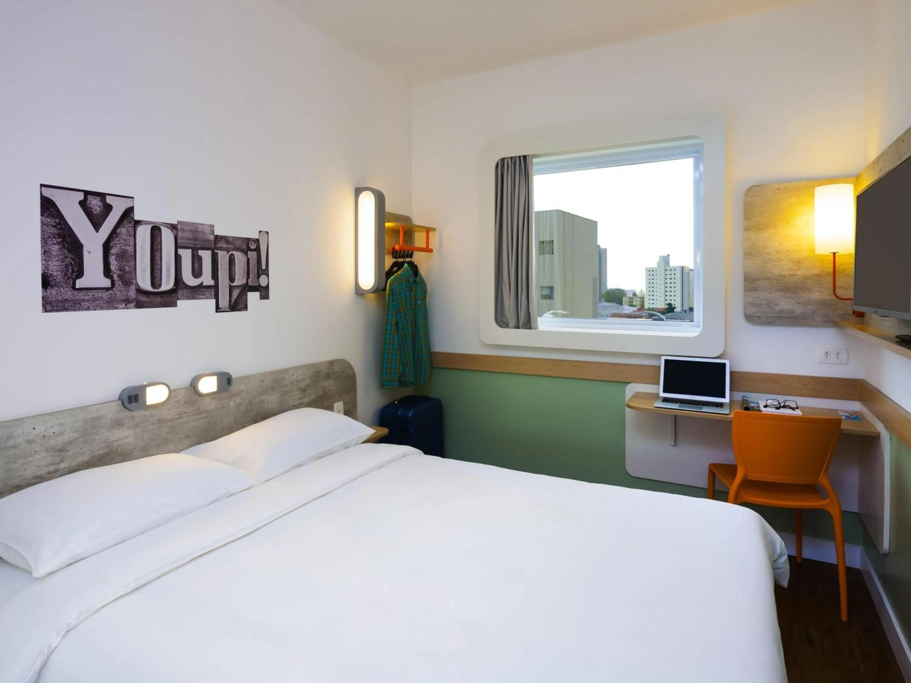 Bedroom, Bed in ibis budget Campinas Aquidaban