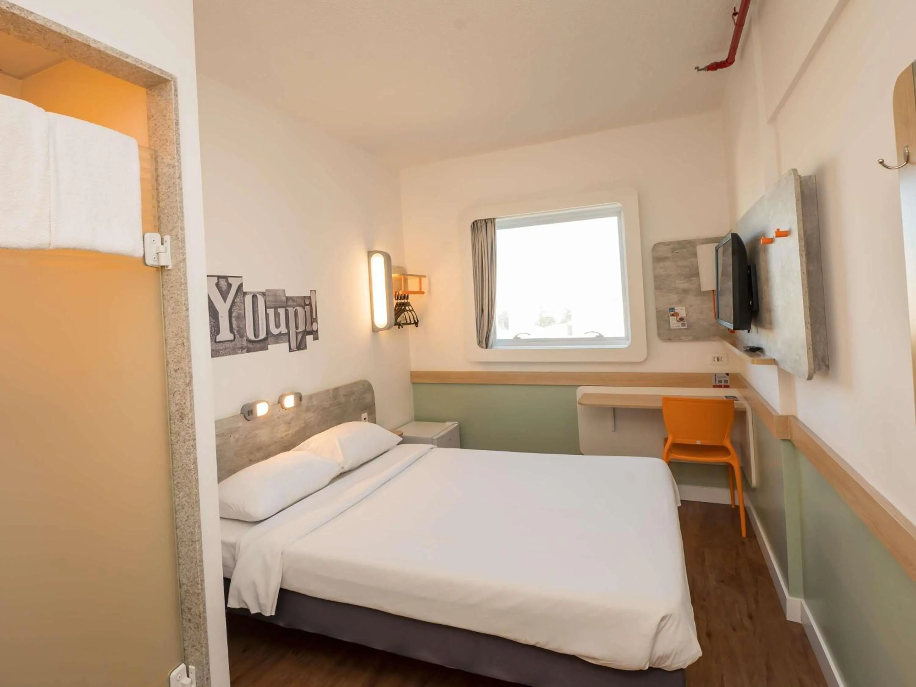 Bedroom, Bed in ibis budget Campinas Aquidaban