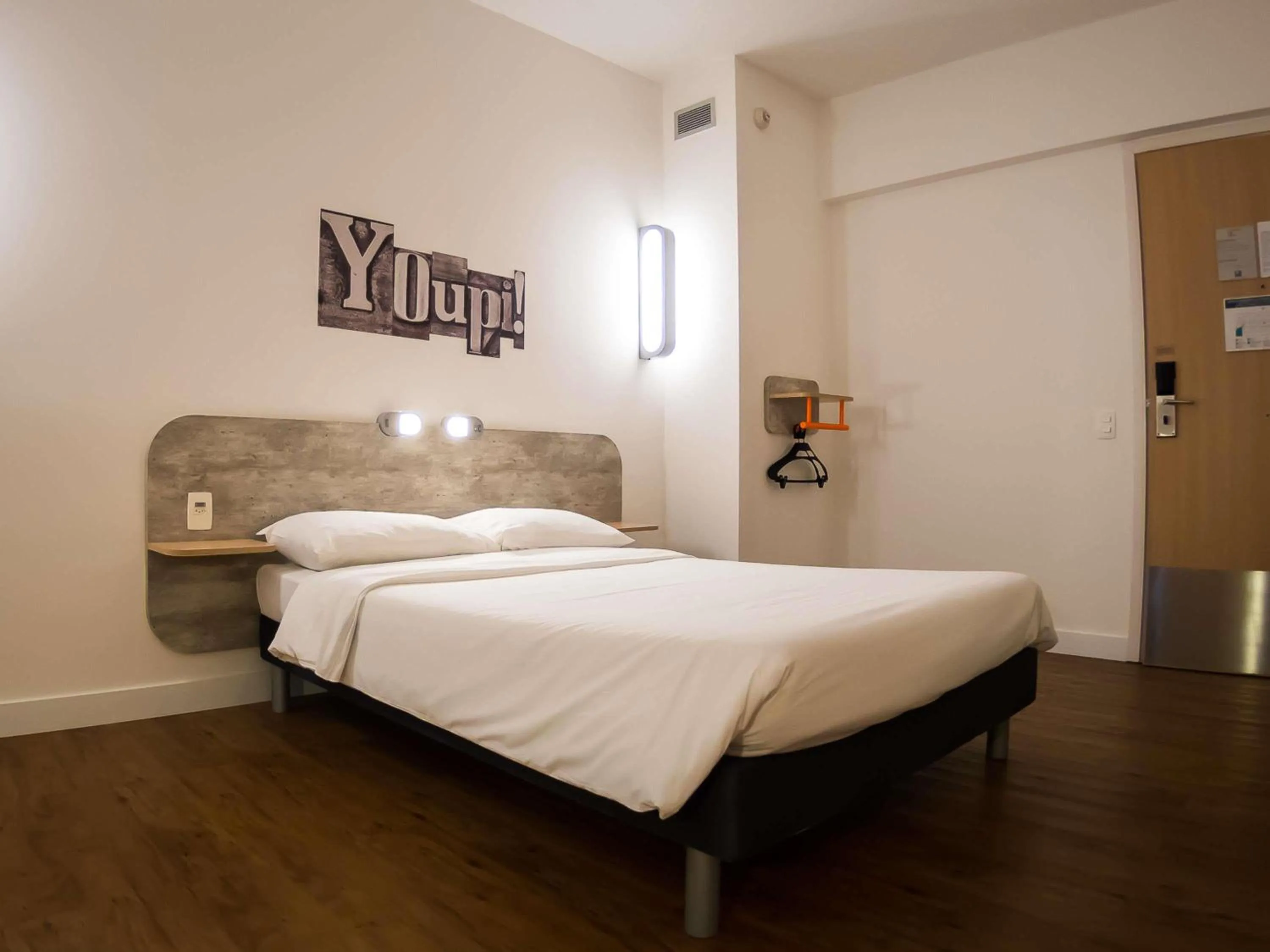 Bedroom, Bed in ibis budget Campinas Aquidaban