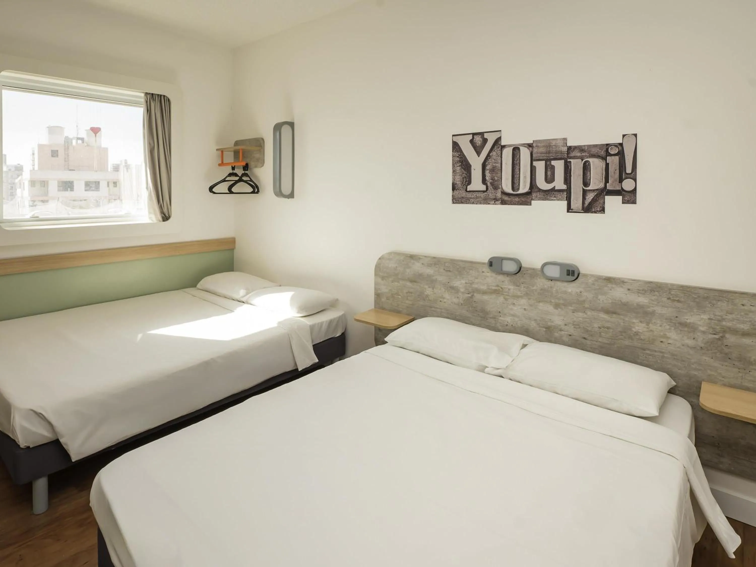 Bedroom, Bed in ibis budget Campinas Aquidaban