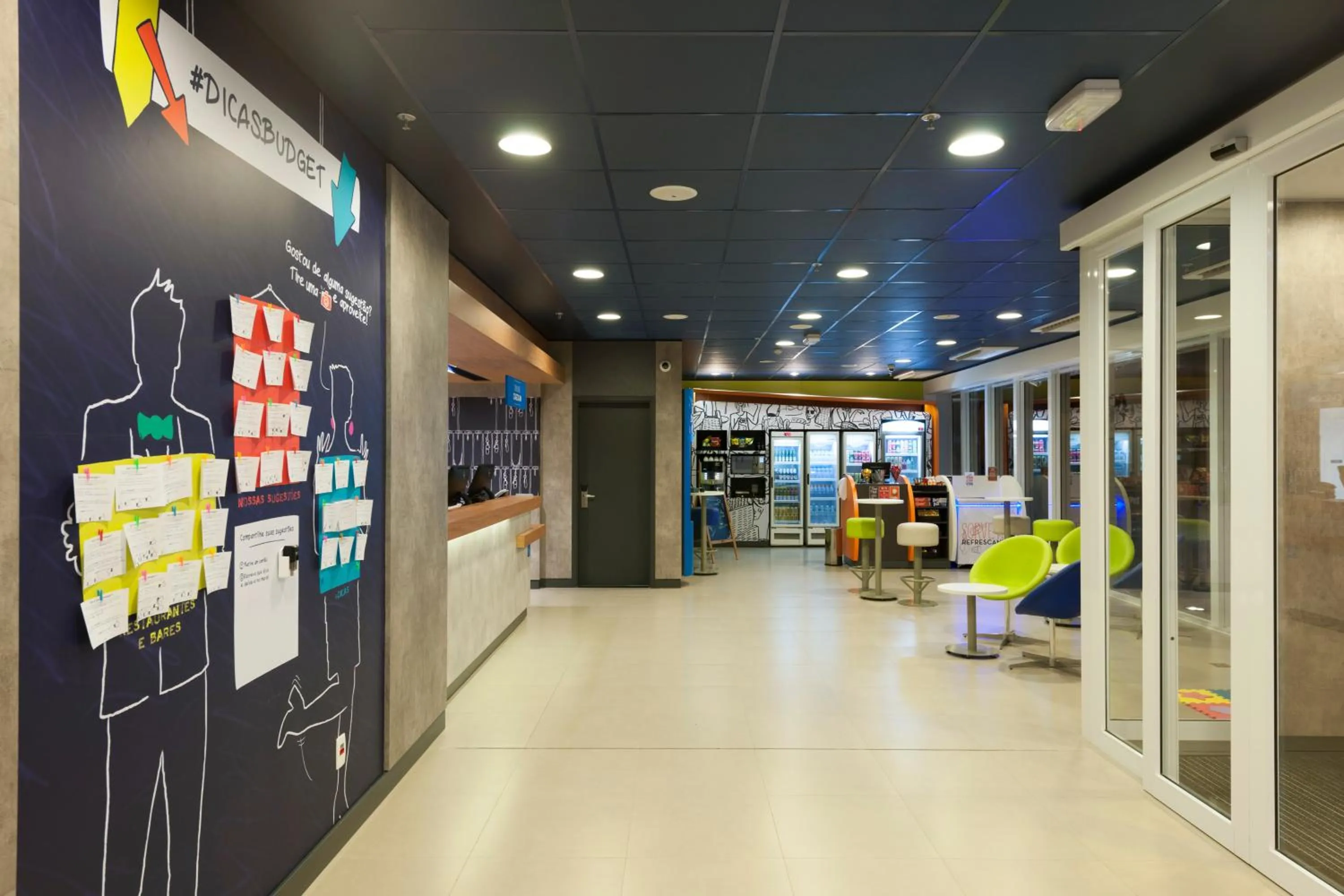 Lobby or reception in ibis budget Campinas Aquidaban