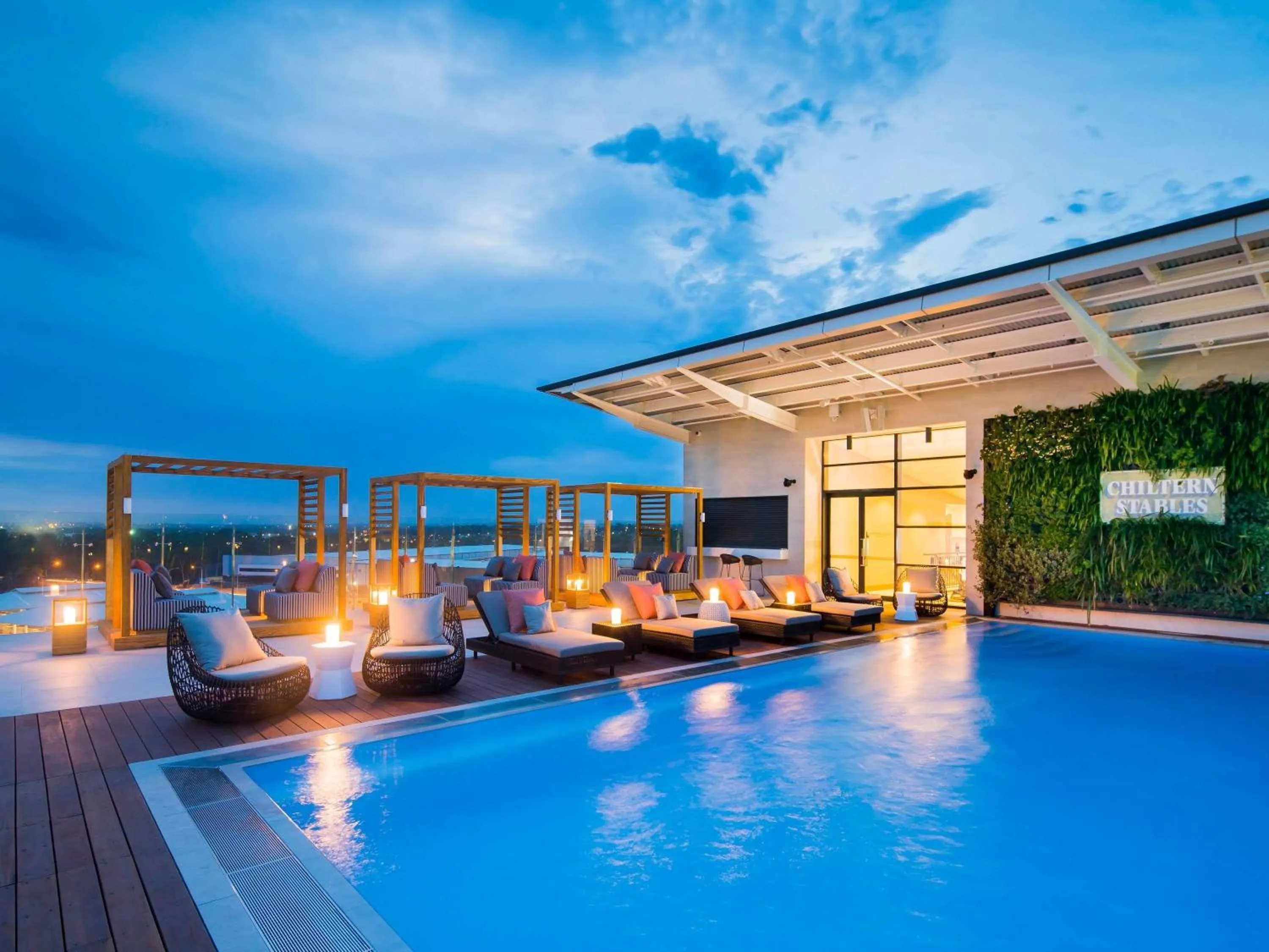 Pool view in The William Inglis Mgallery