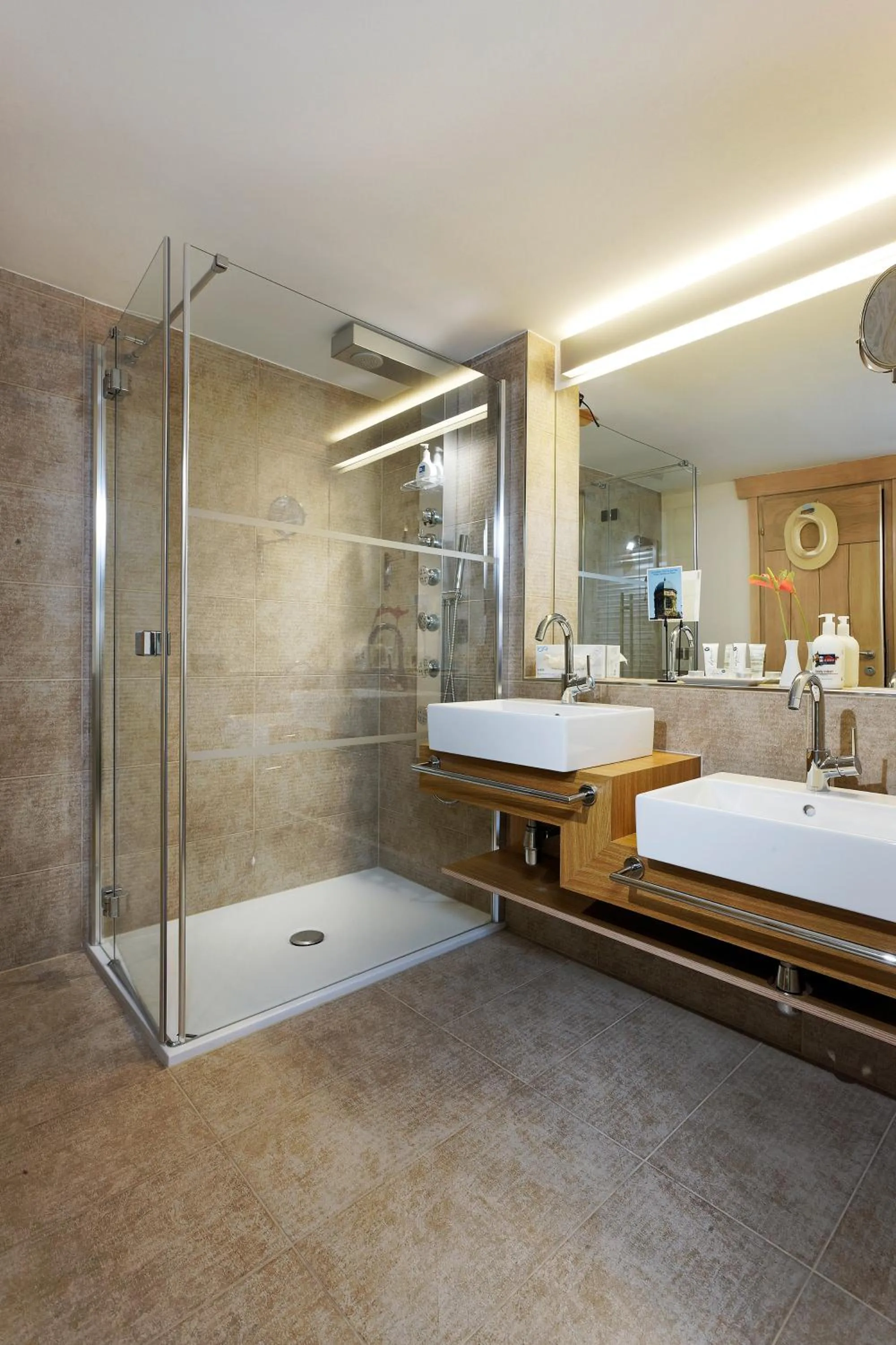 Bathroom in Almhof Family und Wellness Resort