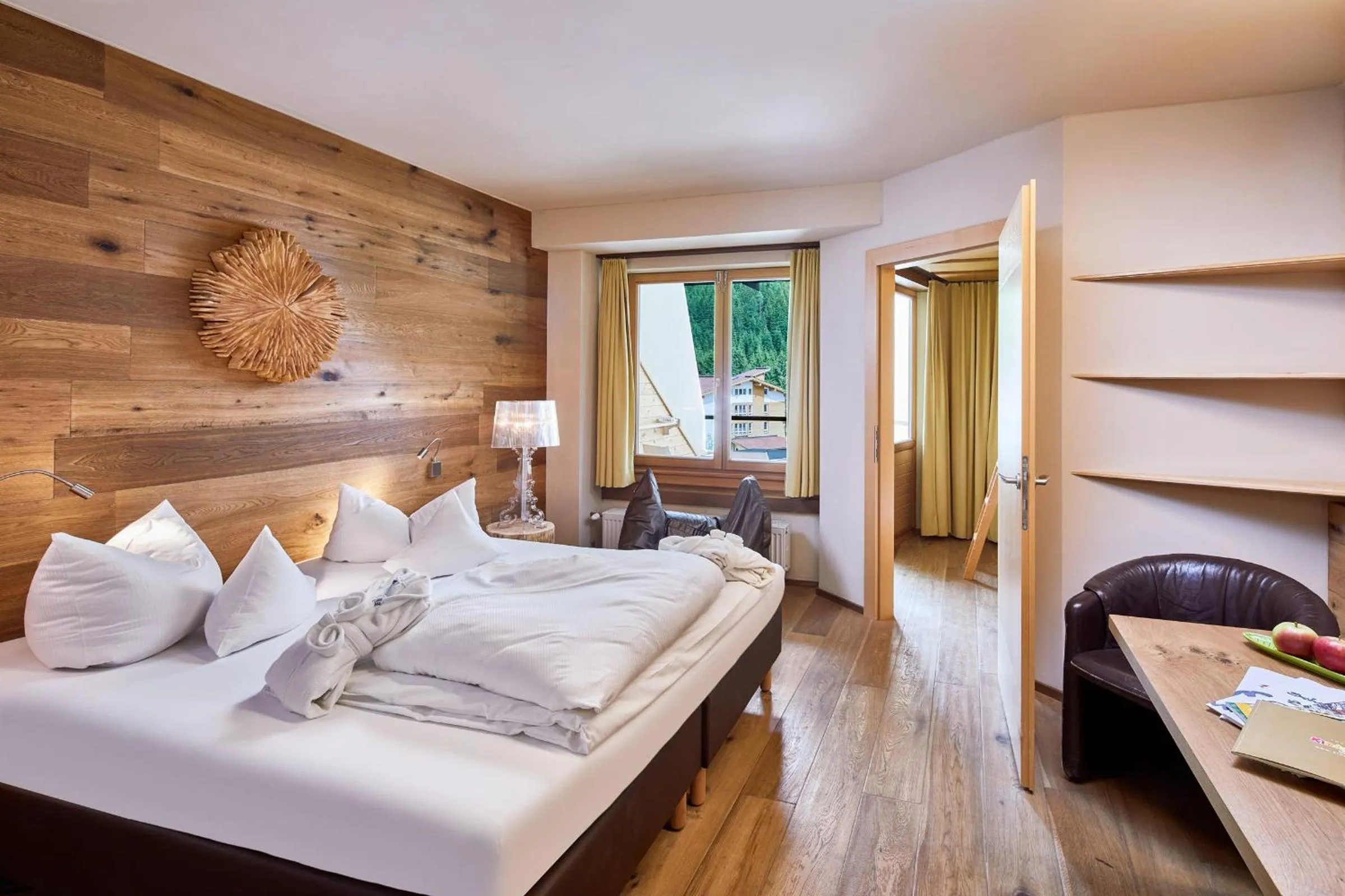 Photo of the whole room, Bed in Almhof Family und Wellness Resort