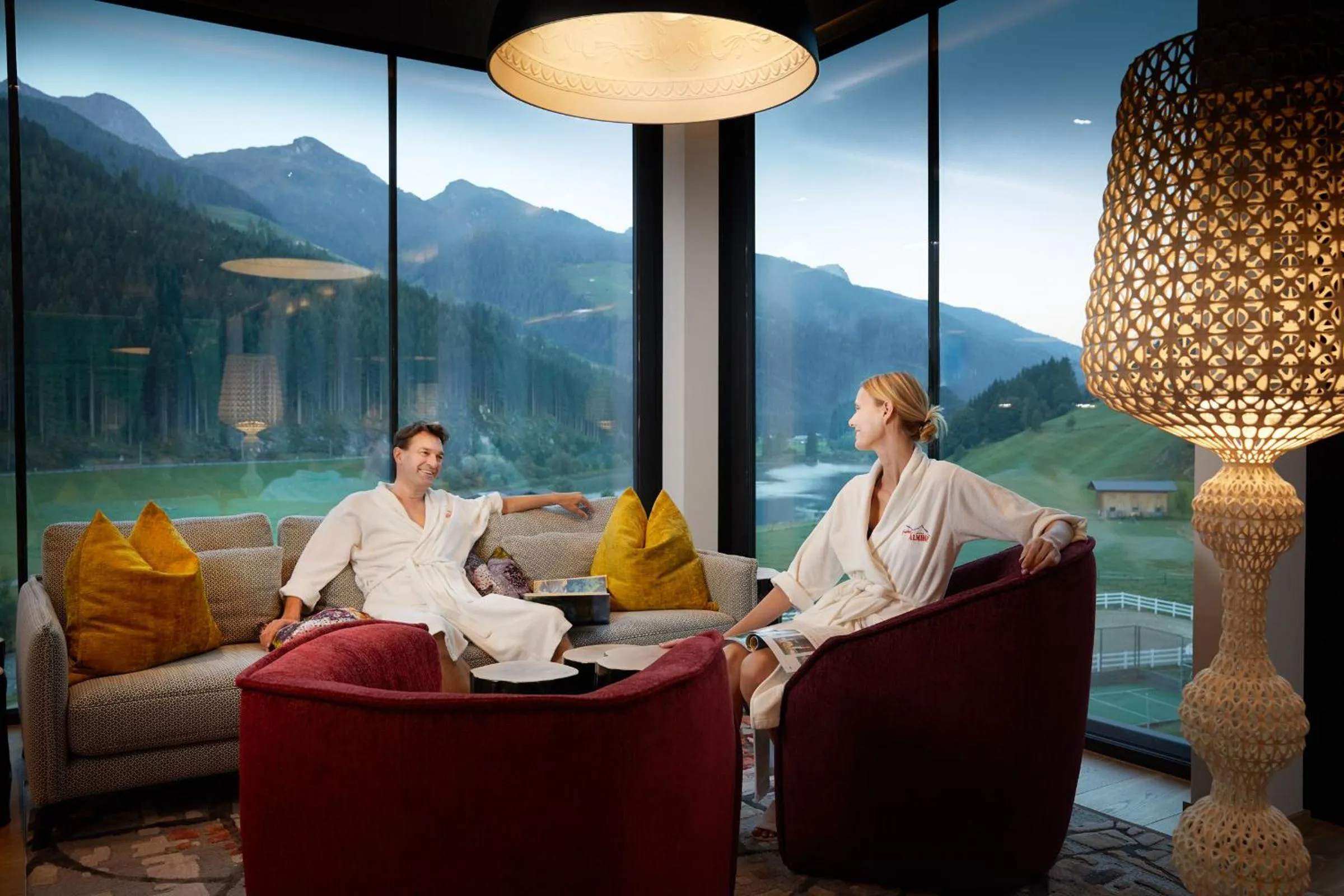 People in Almhof Family und Wellness Resort