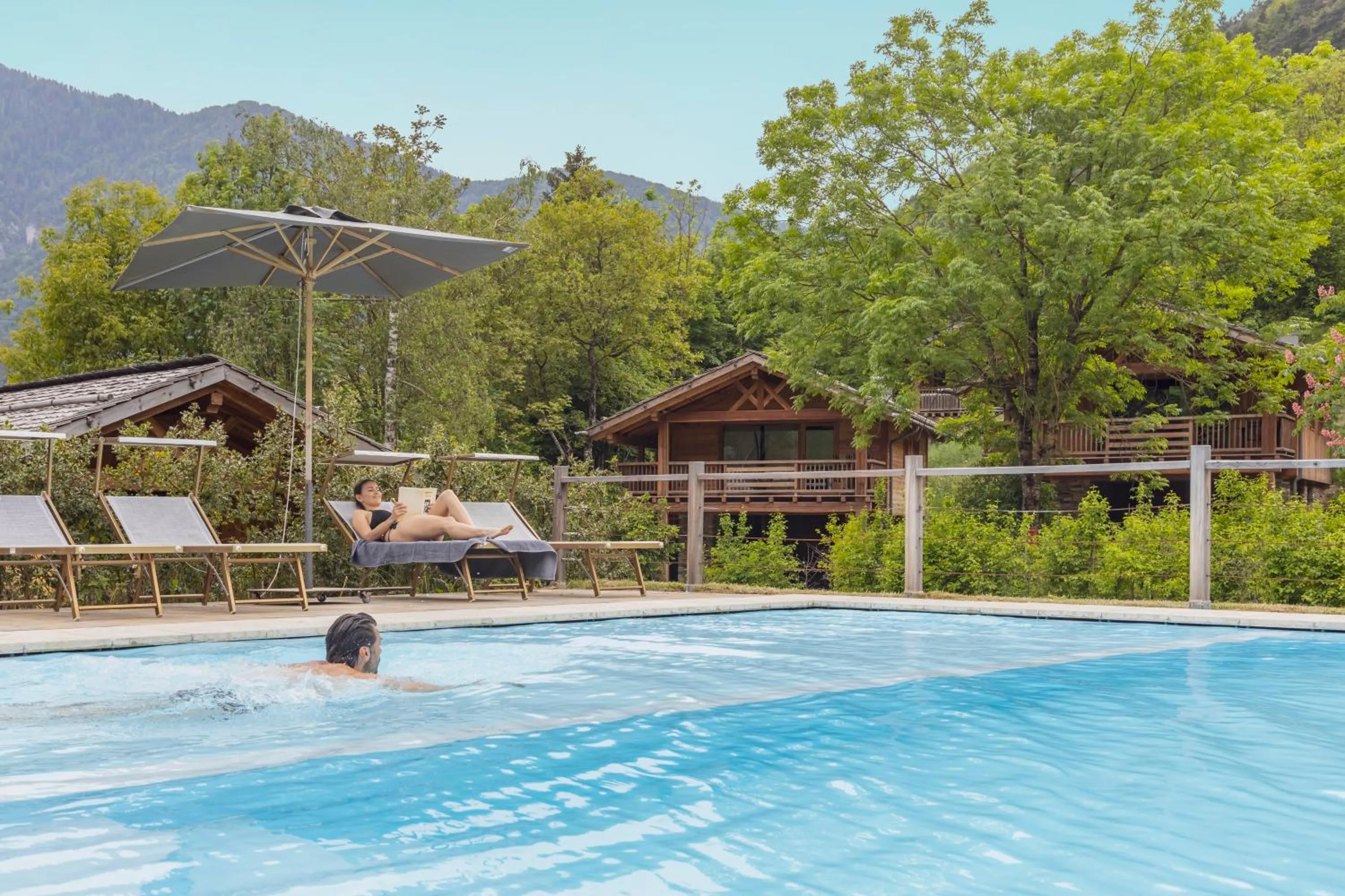Swimming pool in LMC Guesthouse