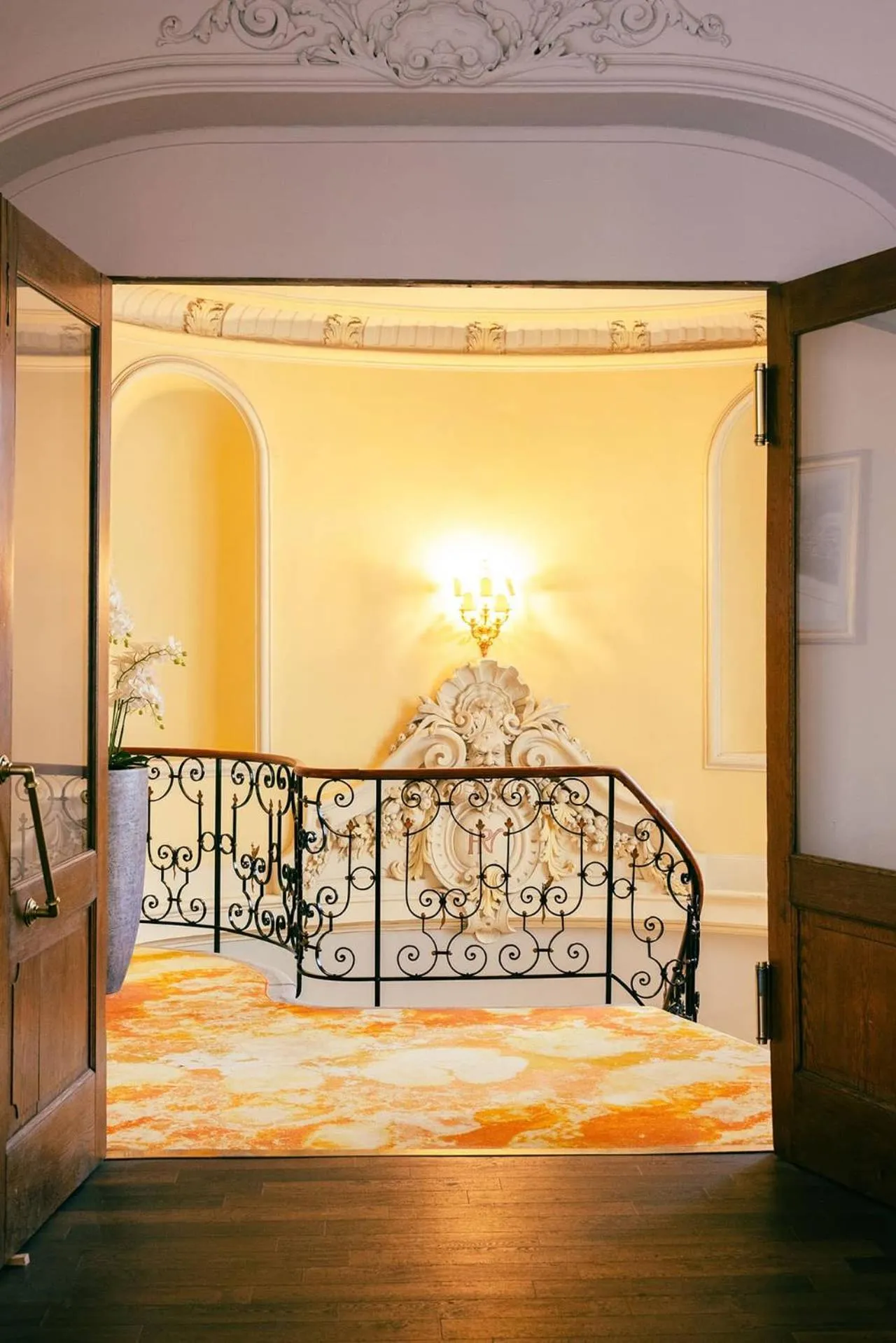 Lobby or reception, Bed in Hotel Reine Victoria