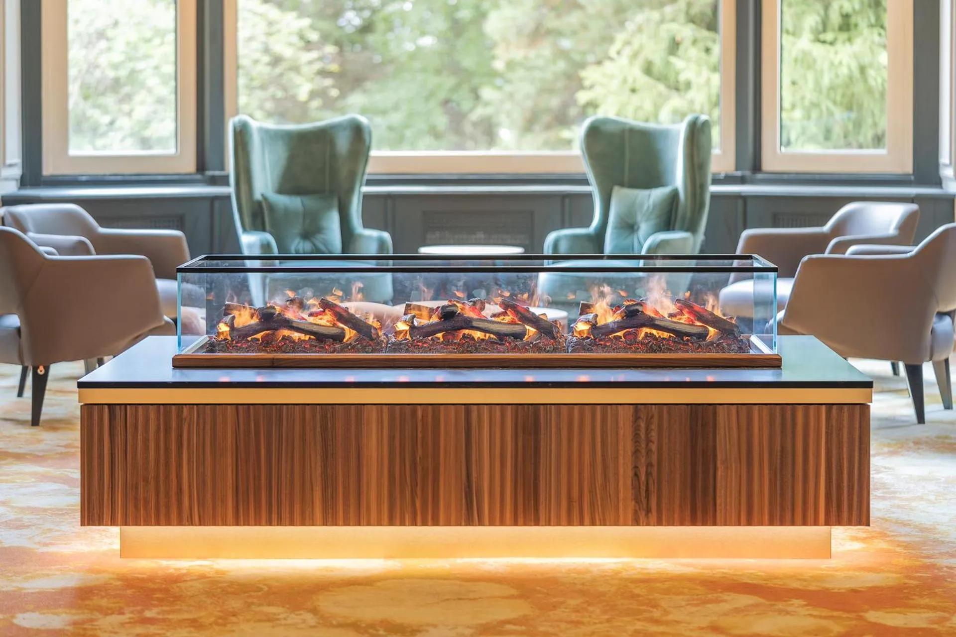 Lounge or bar in Hotel Reine Victoria