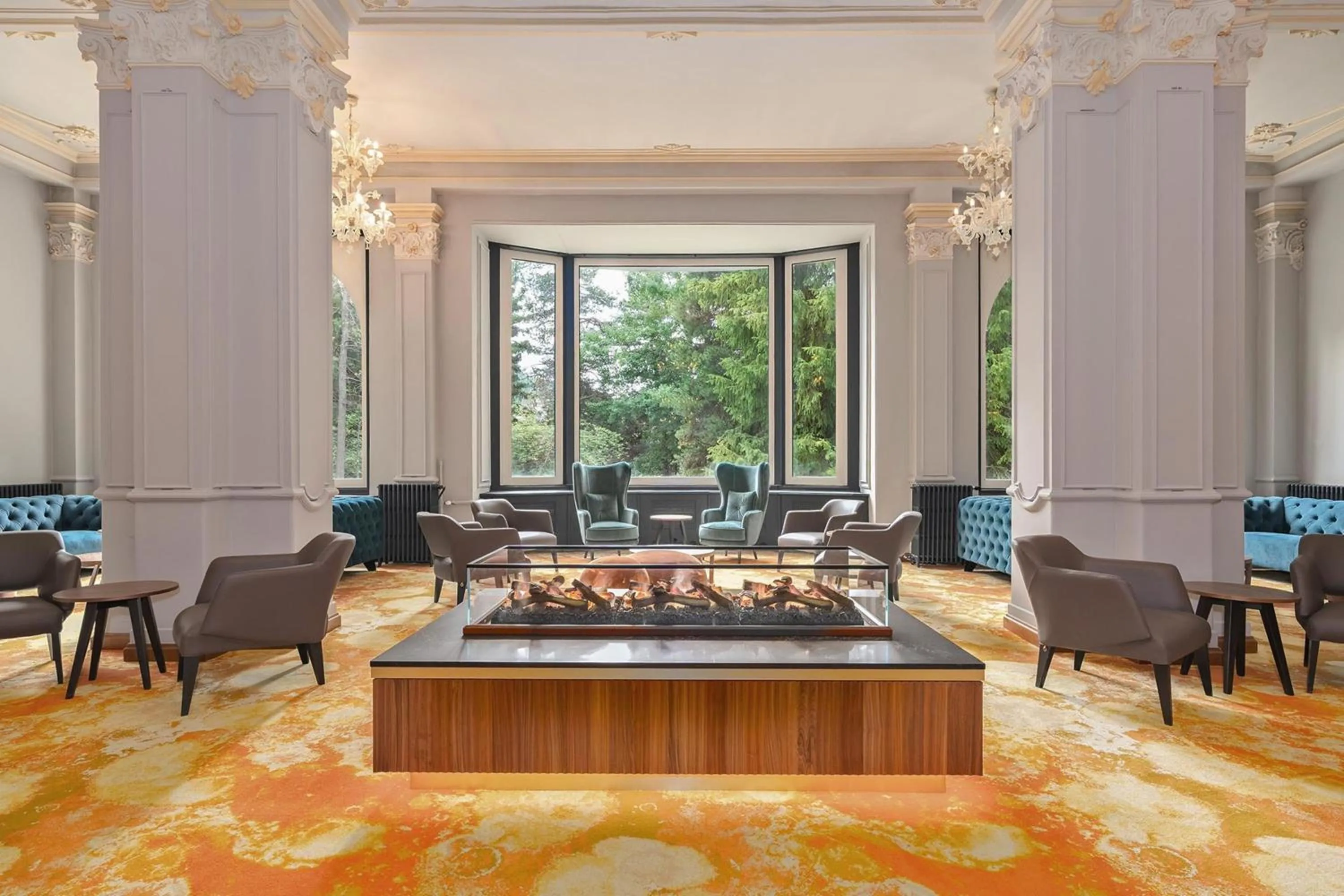 Lounge or bar in Hotel Reine Victoria