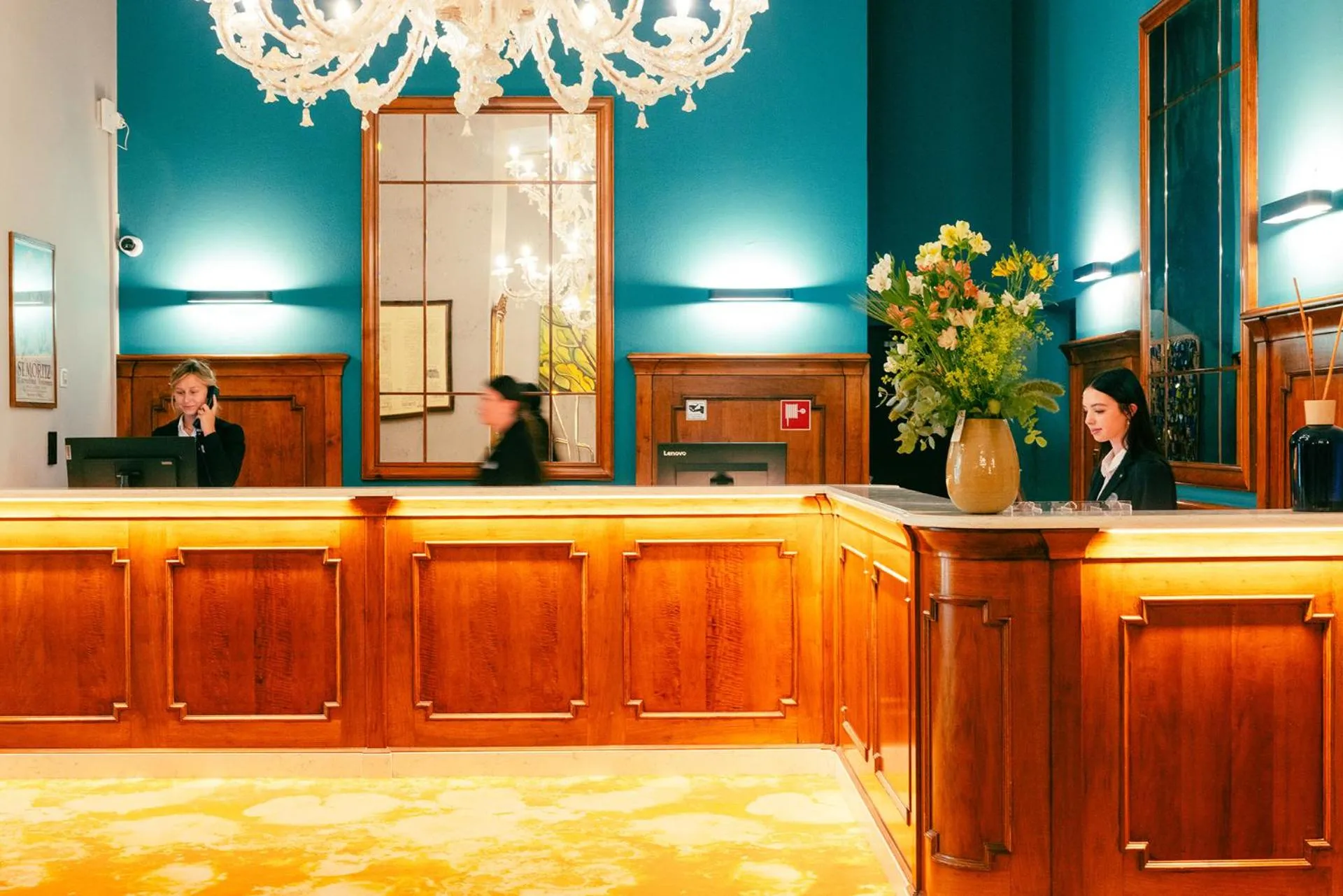 Lobby or reception in Hotel Reine Victoria