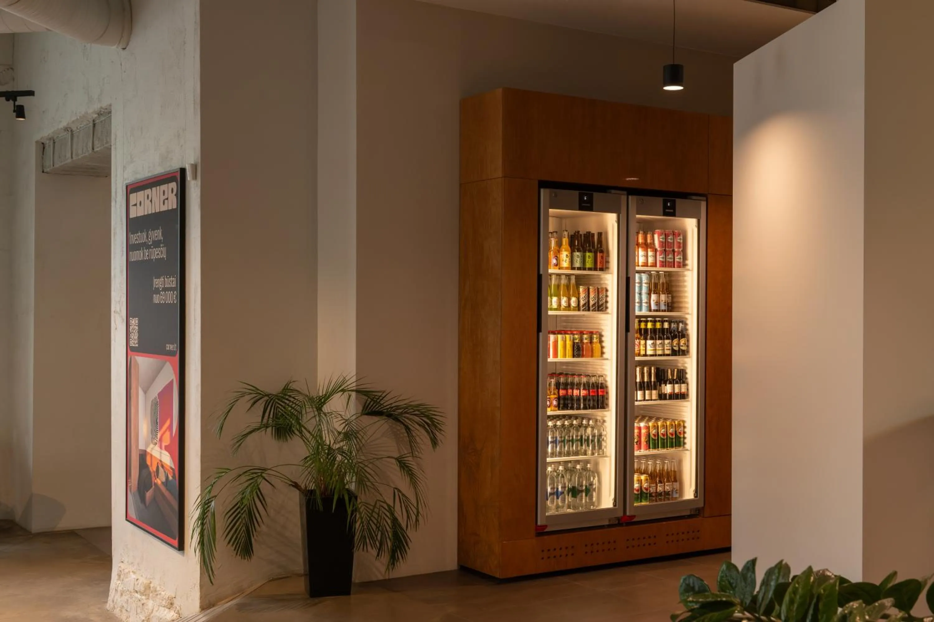 vending machine in Corner Hotel