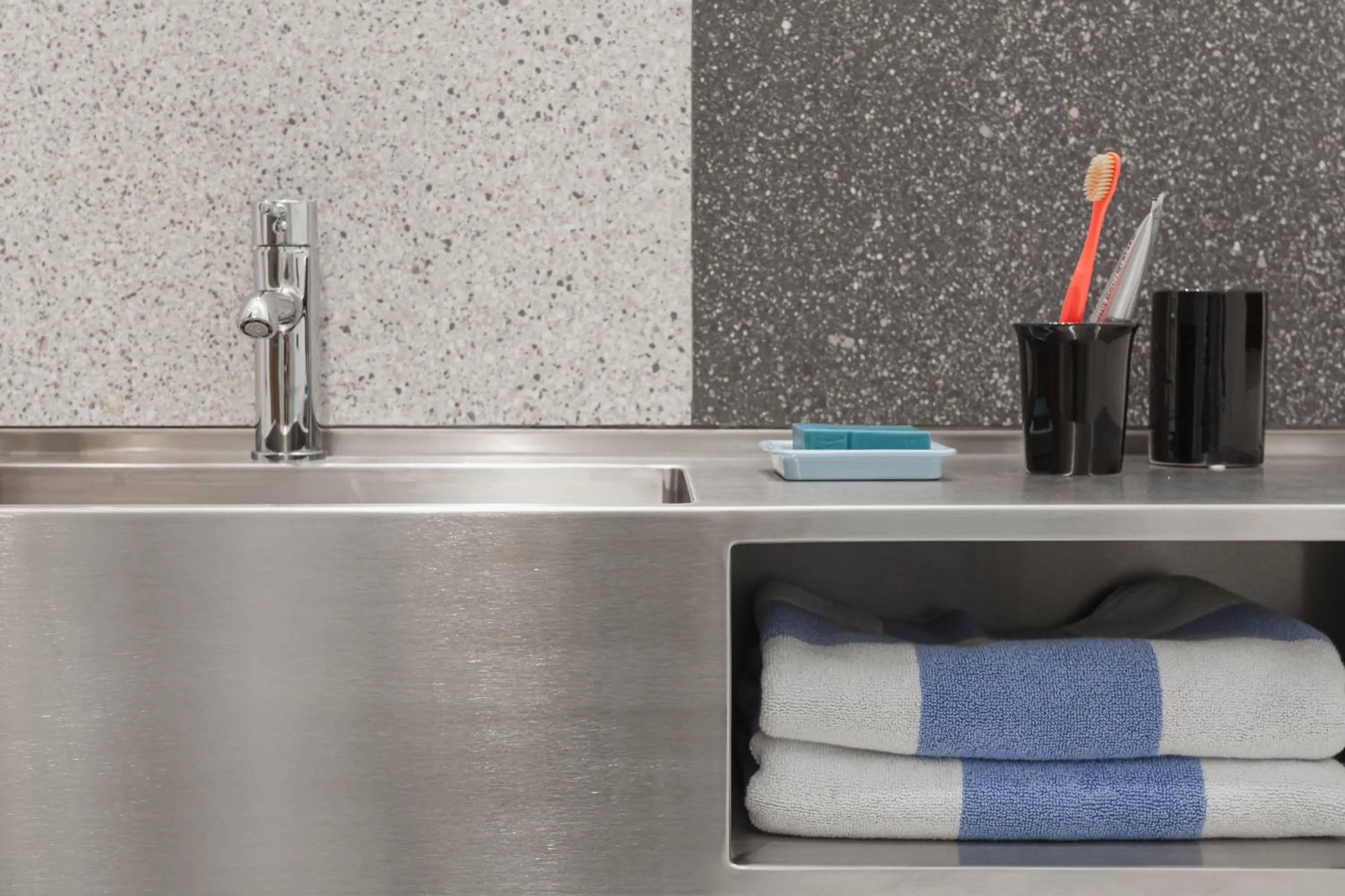 Bathroom in Corner Hotel